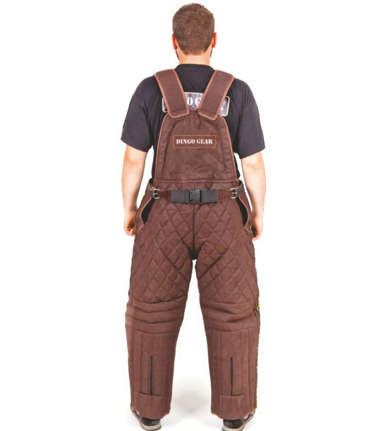 DINGO GEAR Leatherette Decoy Trousers Light Guard for the Military Training K9 Dogs IGP Special Forces Other Size L S01023 Bronze