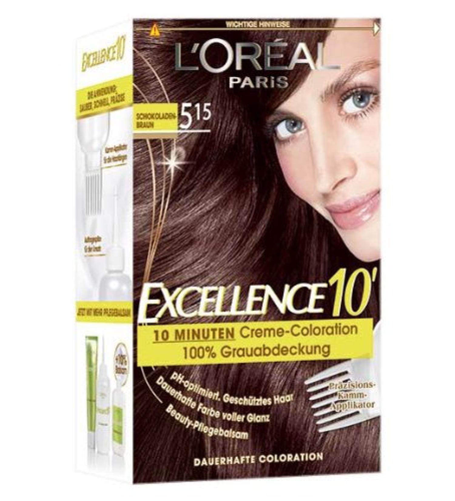 L'Oreal Paris L'Or al Paris Excellence Cream Hair Color 10' Chocolate