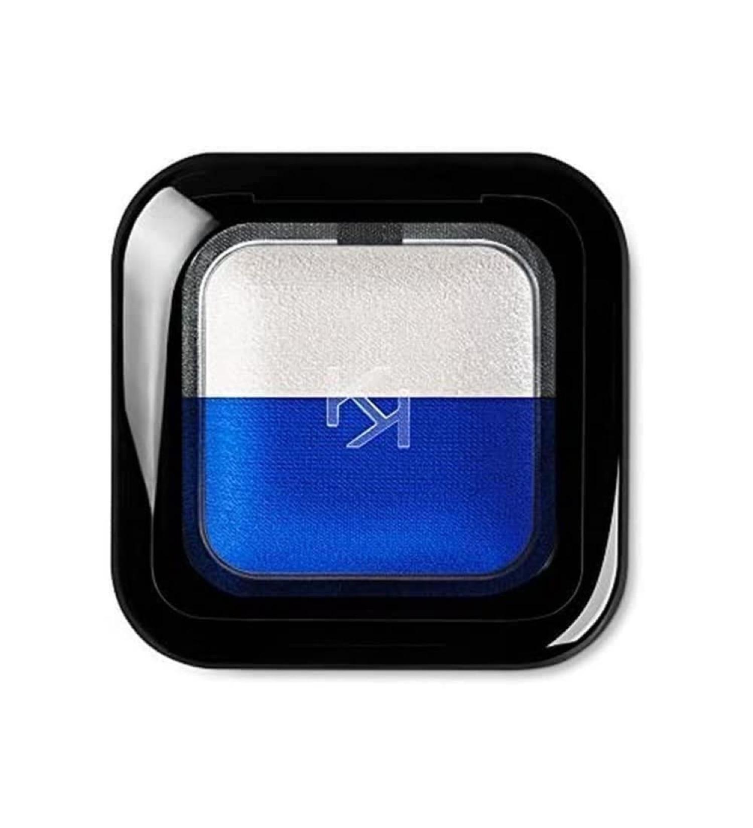 KIKO Milano Bright Duo Baked Eyeshadow 19 2.5 g 19 Pearly Ice - Matte Majorelle Blue 1 piece (1 pack)