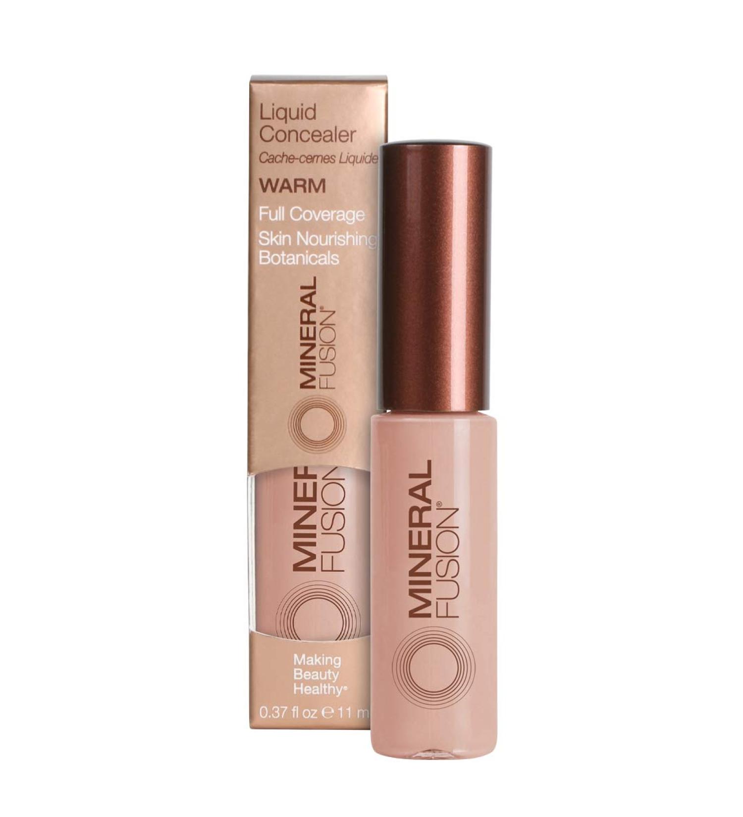 Mineral Fusion Liquid Concealer - Warm Shade, 0.37 oz | Flawless Coverage - Buy Online on GoSupps.com