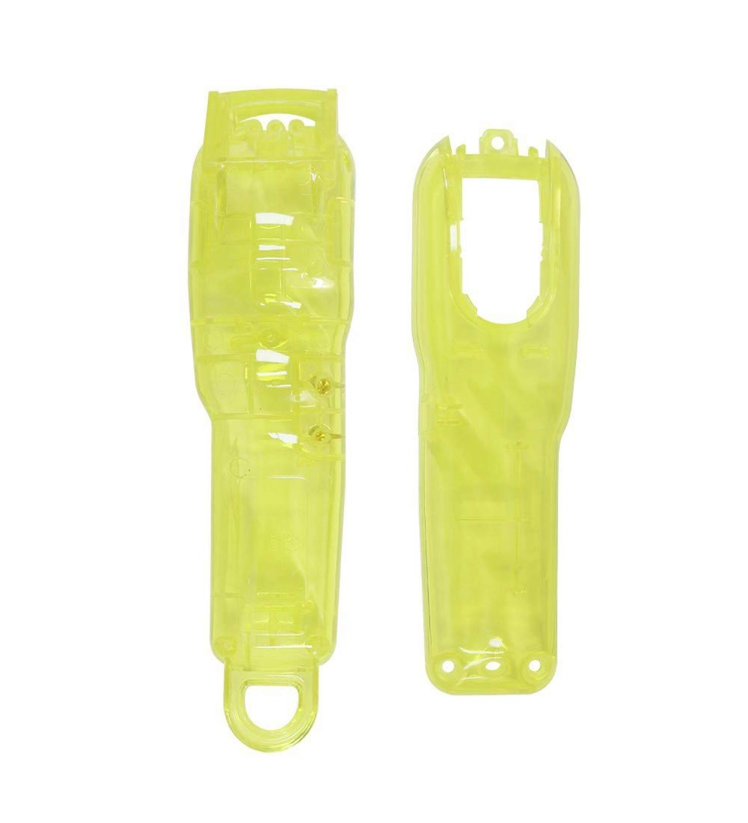 Grendly 1Set Light Yellow Hair Clipper Back Housing Cover Clear Front Lid for Hair Trimmer Tools Kit - Buy Online on GoSupps.com