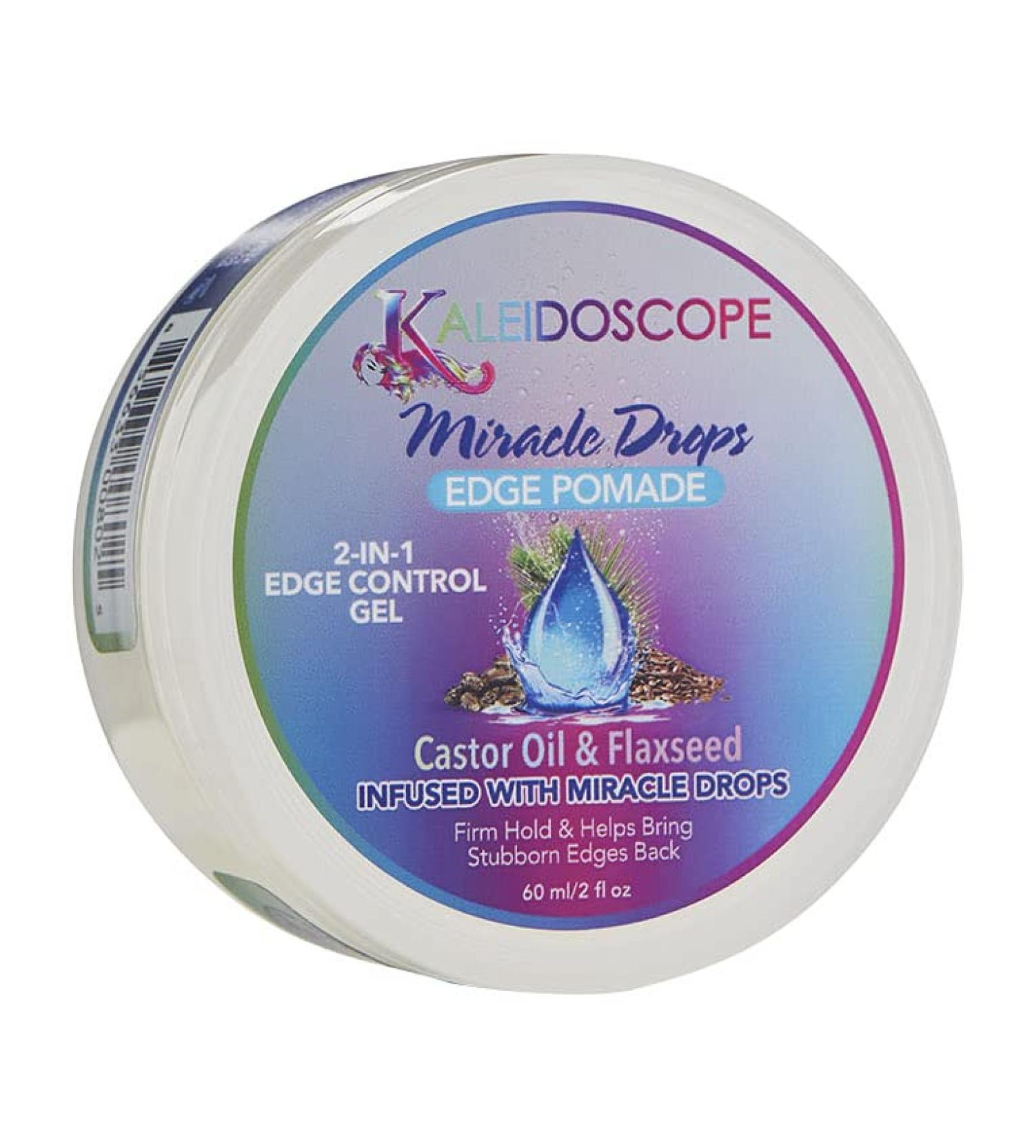 Kaleidoscope Miracle Drops Edge Pomade 2-IN-1 Edge Control Gel 2 fl oz