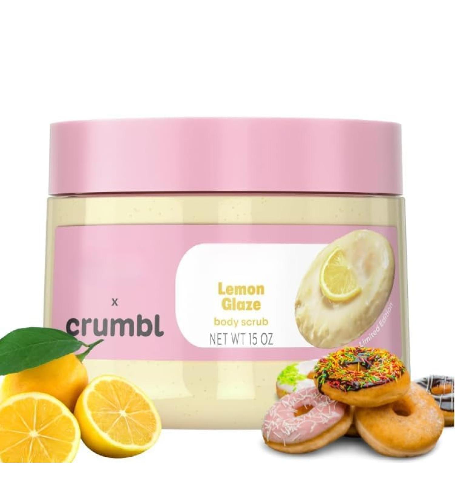 Compatible with Exfoliating Body Scrub Lemon Cookie Scent Smooths & Softens Skin Gentle Nourishing Formula 15 oz Jar Daily Use - Buy Online on GoSupps.com
