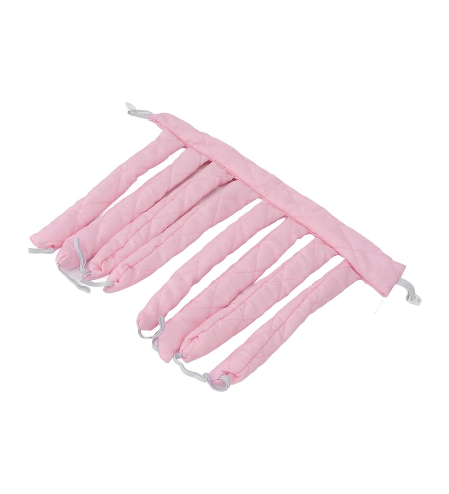 Canne friser sans chaleur bigoudis de couchage coton friser portable pendant la nuit pour cheveux longs mouill s pink - Buy Online on GoSupps.com
