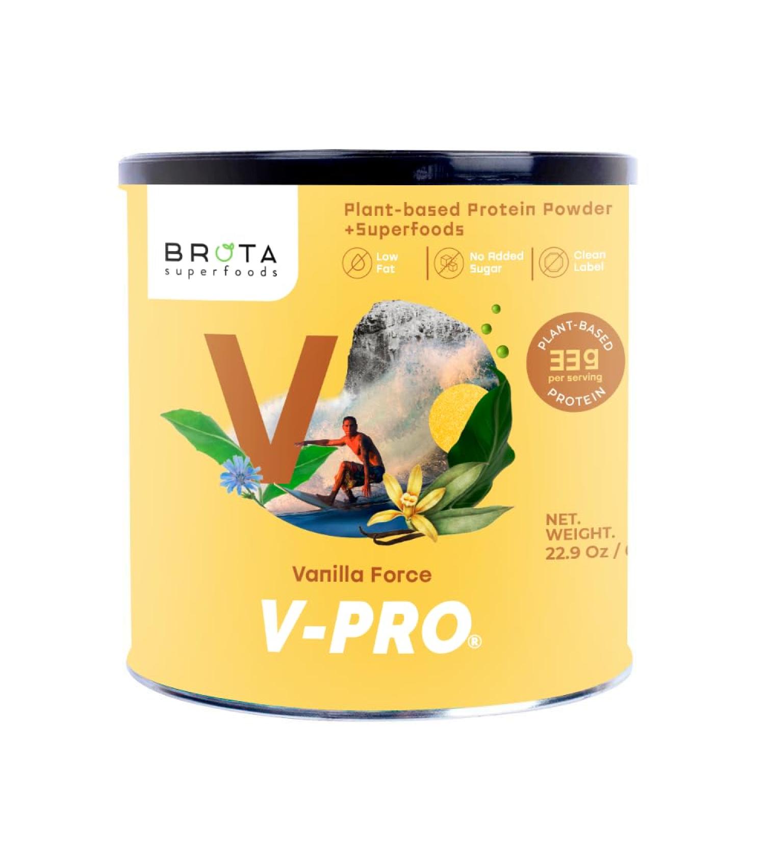 Buy Delicious Vanilla Plant Based Protein Powder - 33g Protein per Serving | Ideal for Athletes & Fitness Enthusiasts - International Shipping Available - Buy Online on GoSupps.com