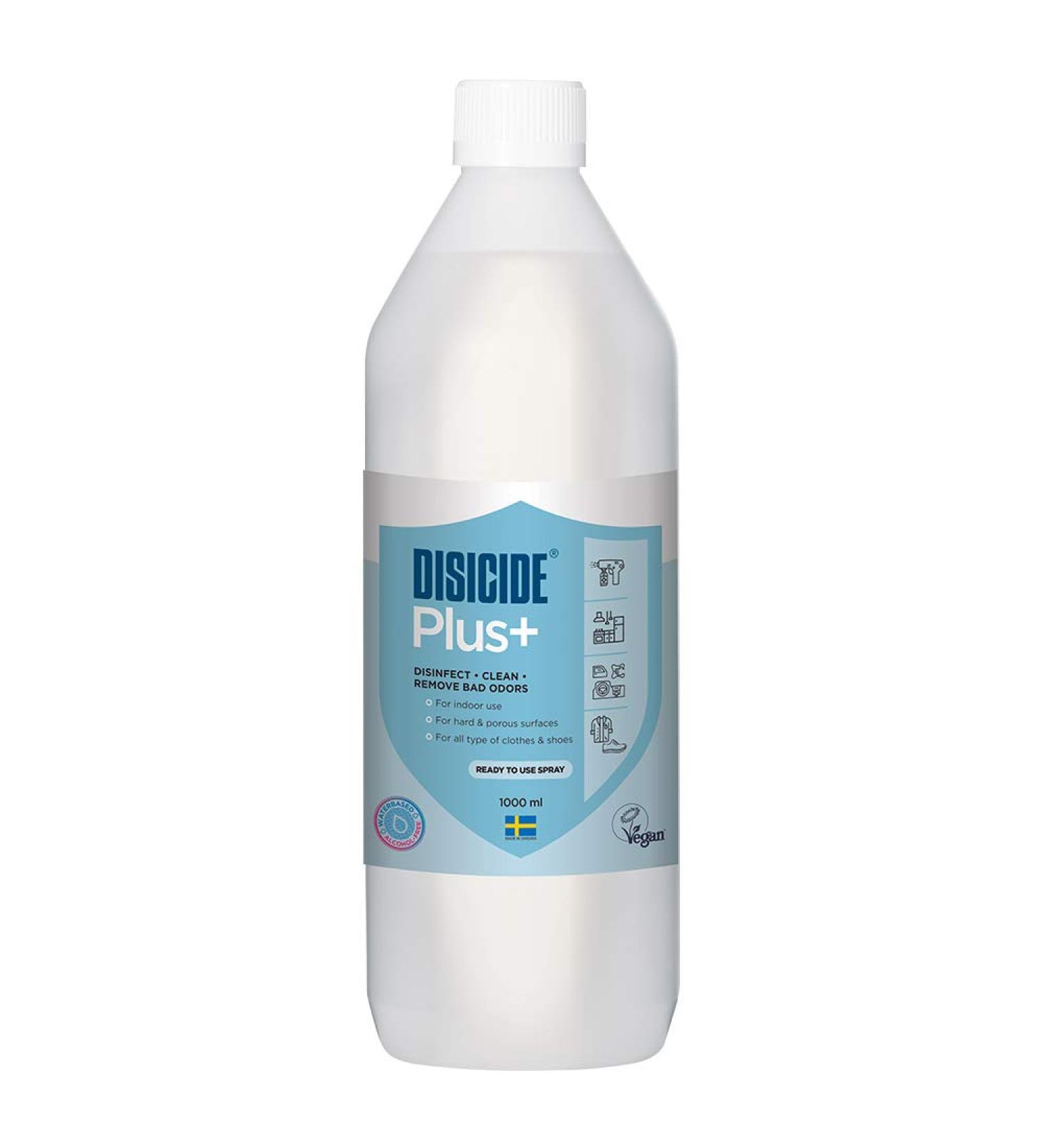 Disicide Plus+ Spray Refill 1000ml. Ready to Use Water-Based and Solvent-Free