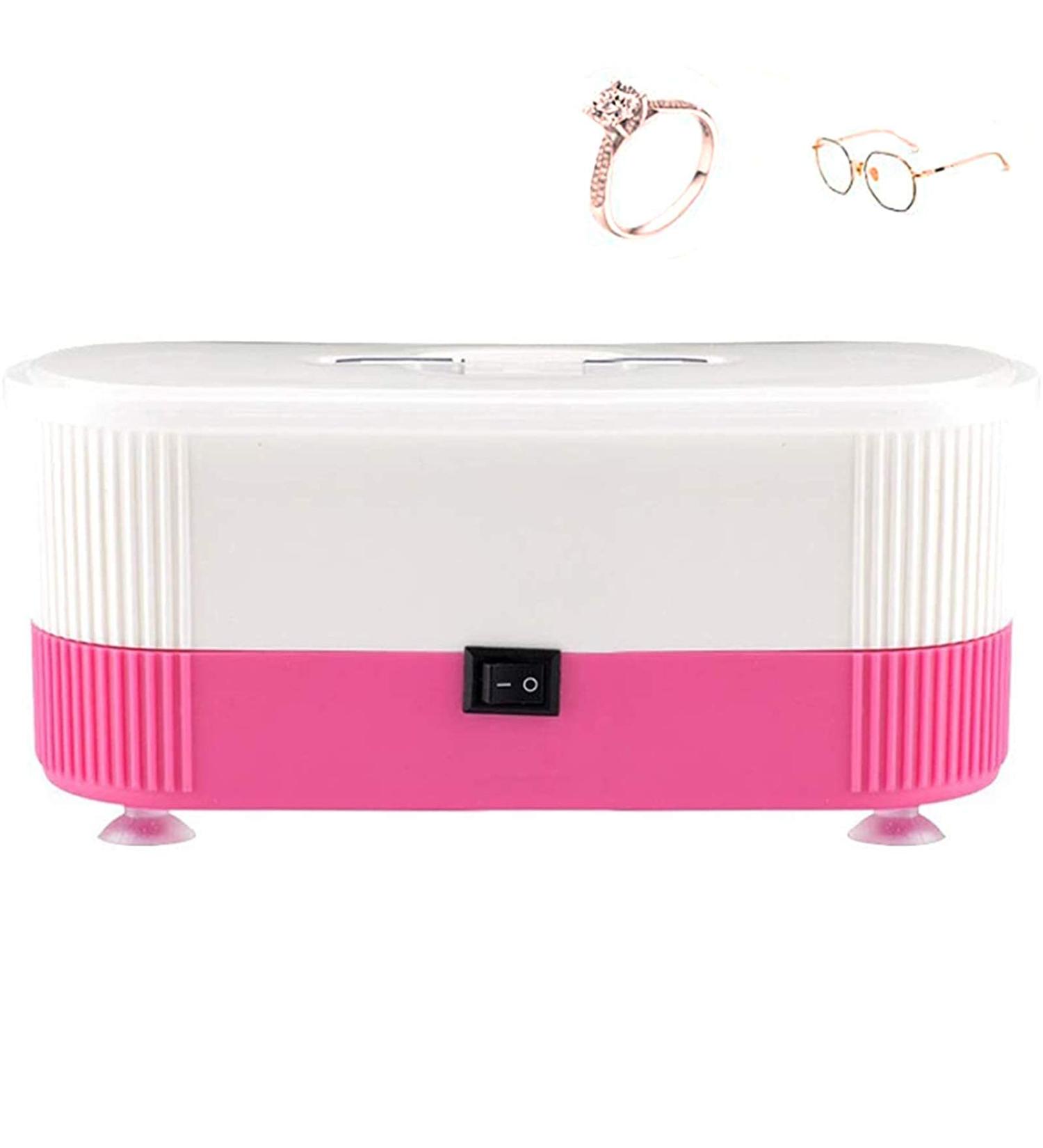 Stylish Pink Glasses Watch with Metal Coins Design - Unique Dentures Accessory | Shop Internationally - Buy Online on GoSupps.com