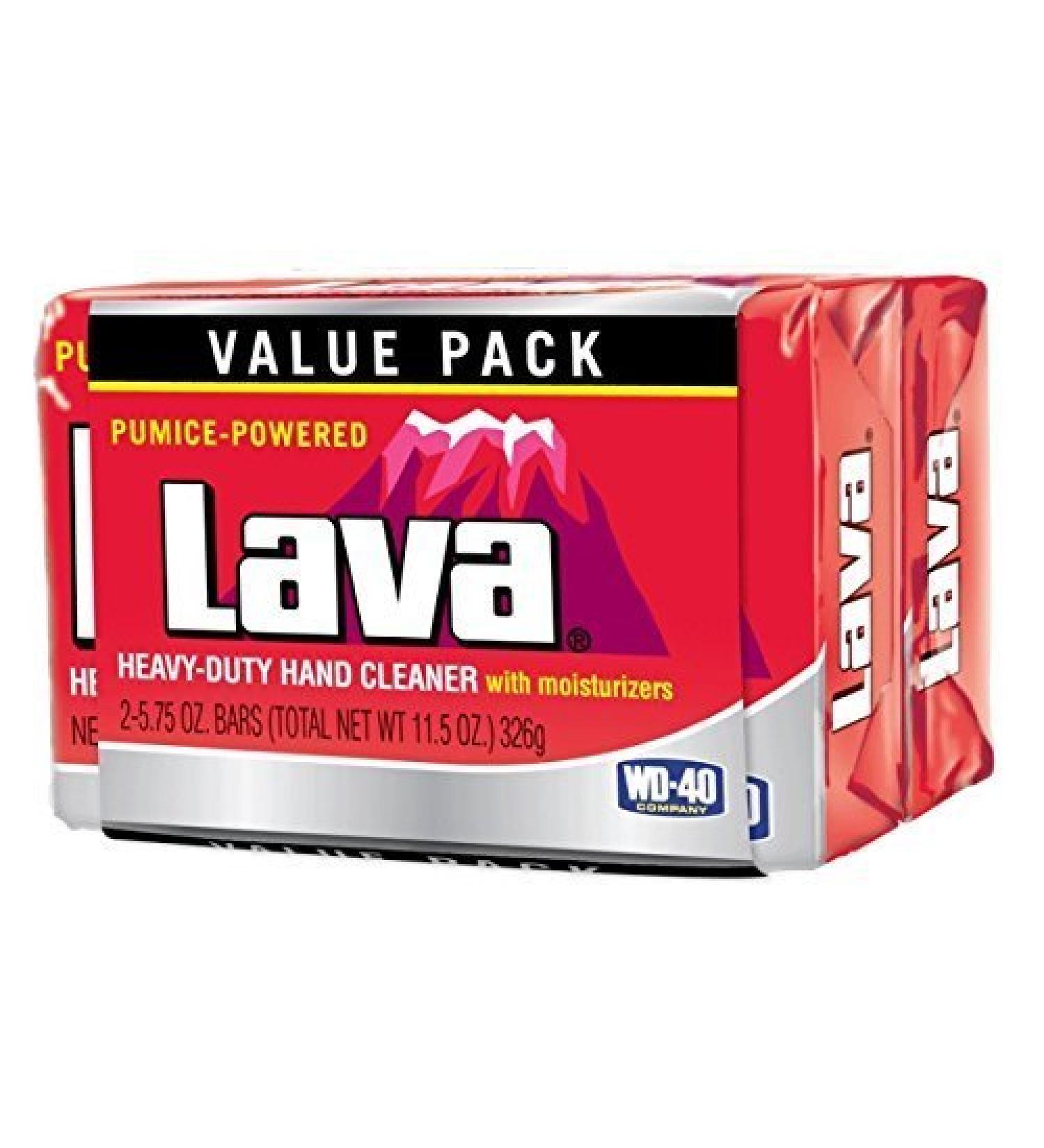 Lava Heavy-duty Hand Cleaner Pumice Powdered 3 Value Packs (Total of 6 Bars)