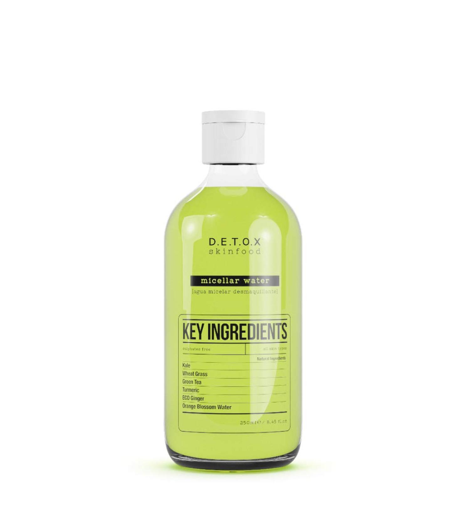 Buy Detox Skinfood Micellar Water - 500g | Refresh & Cleanse Skin | International Shipping Available - Buy Online on GoSupps.com
