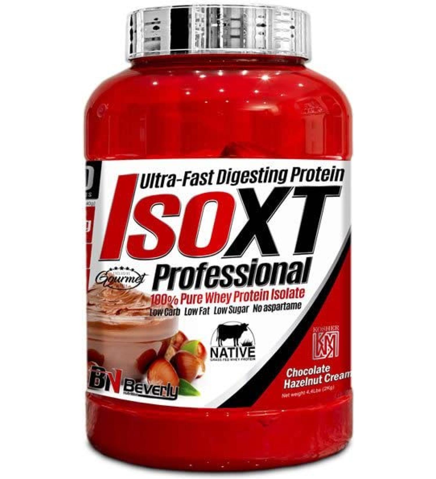 Beverly Nutrition Iso XT Professional 2kg Sabor Chocolate - Avellana