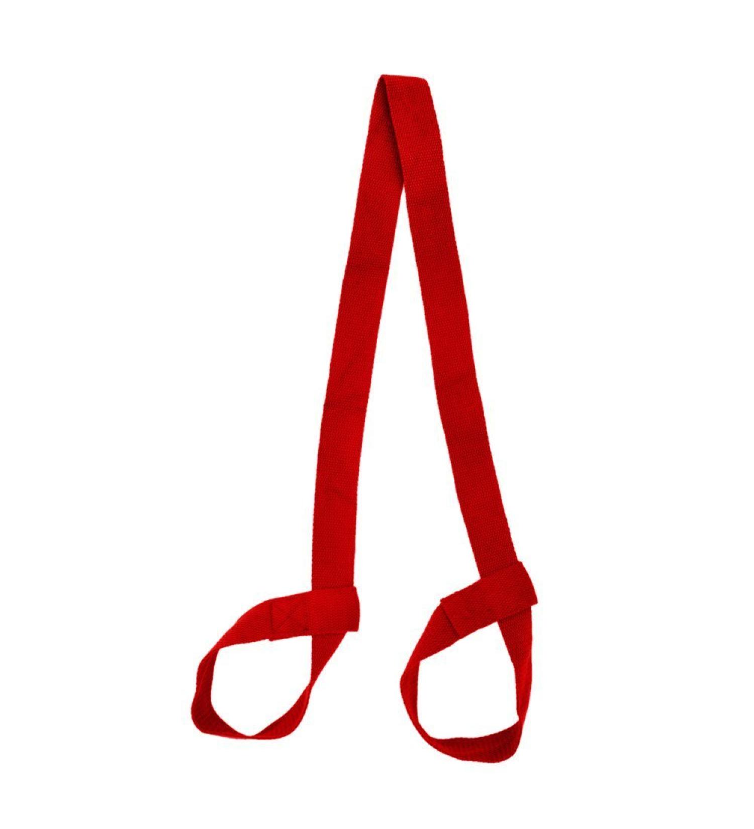 PlayCool Durable Yoga Mat Harness Strap Sling - Red | Portable Yoga Mat Carrying Strap for Easy Transport - Buy Online on GoSupps.com