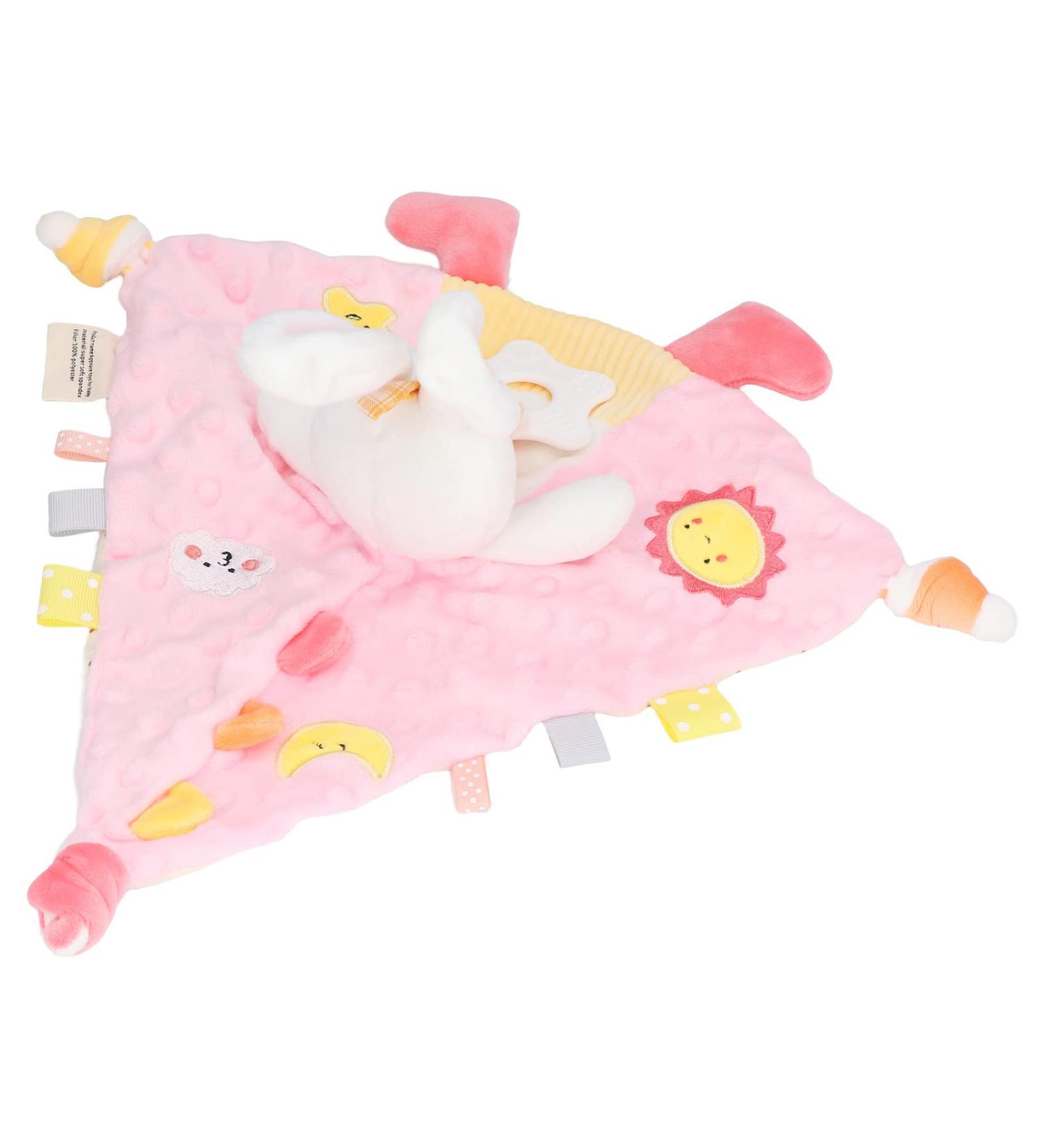 Durable Baby Teether Dolls | Comfortable Security Blanket Rabbit | International Shipping - Buy Online on GoSupps.com