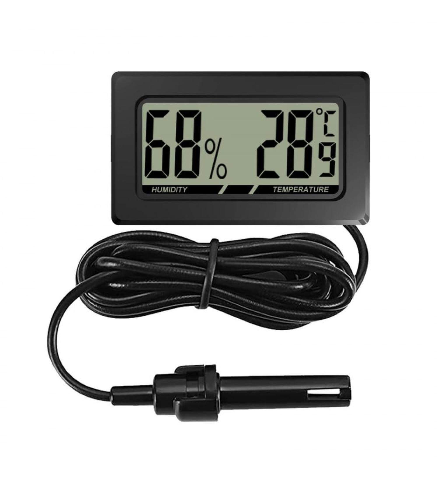 Mini Digital Reptiles Thermometer Hygrometer | Accurate Temperature & Humidity Meter for Terrariums | Ideal for Spiders Scorpions Lizards Chameleons & Snakes - Buy Online on GoSupps.com