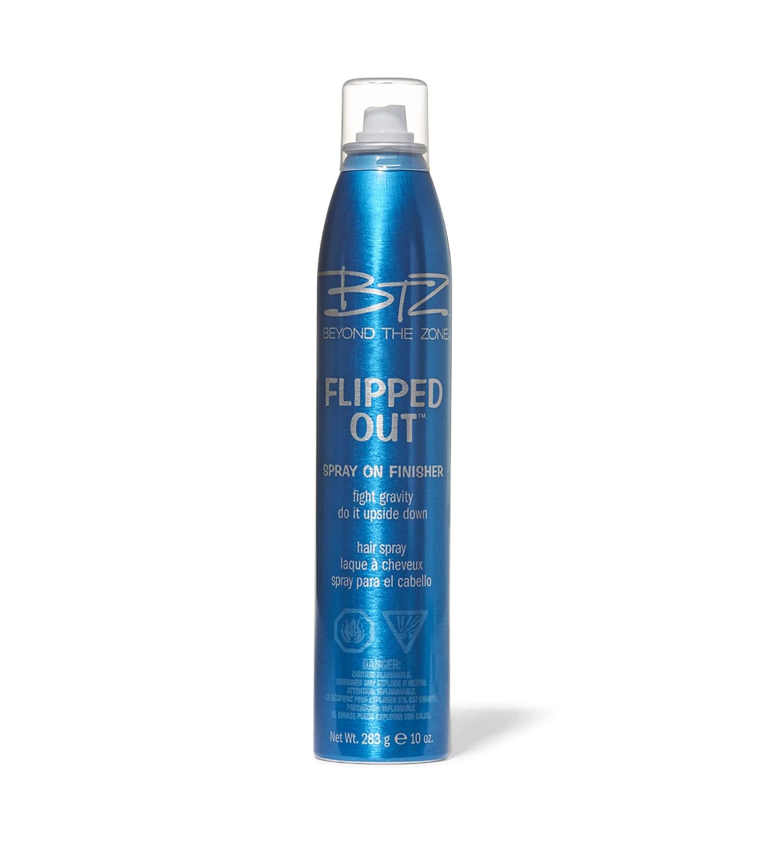Beyond The Zone Flipped Out Finishing Hair Spray 10 oz - Strong Hold Hair Styling Spray - Buy Online on GoSupps.com