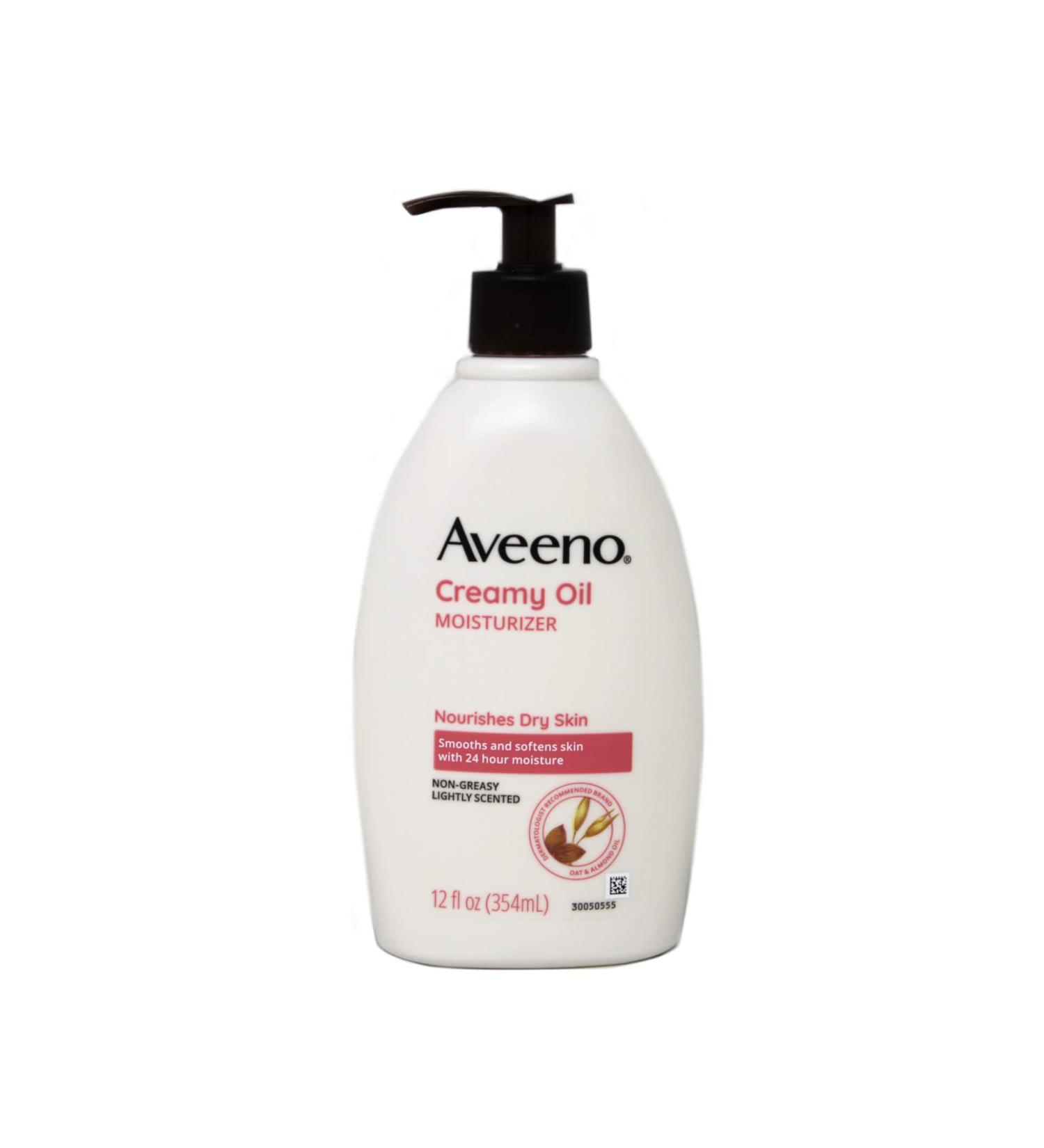 Aveeno Creamy Oil Moisturizing Body Cream 12oz - Hydrating & Nourishing Formula - Buy Online on GoSupps.com