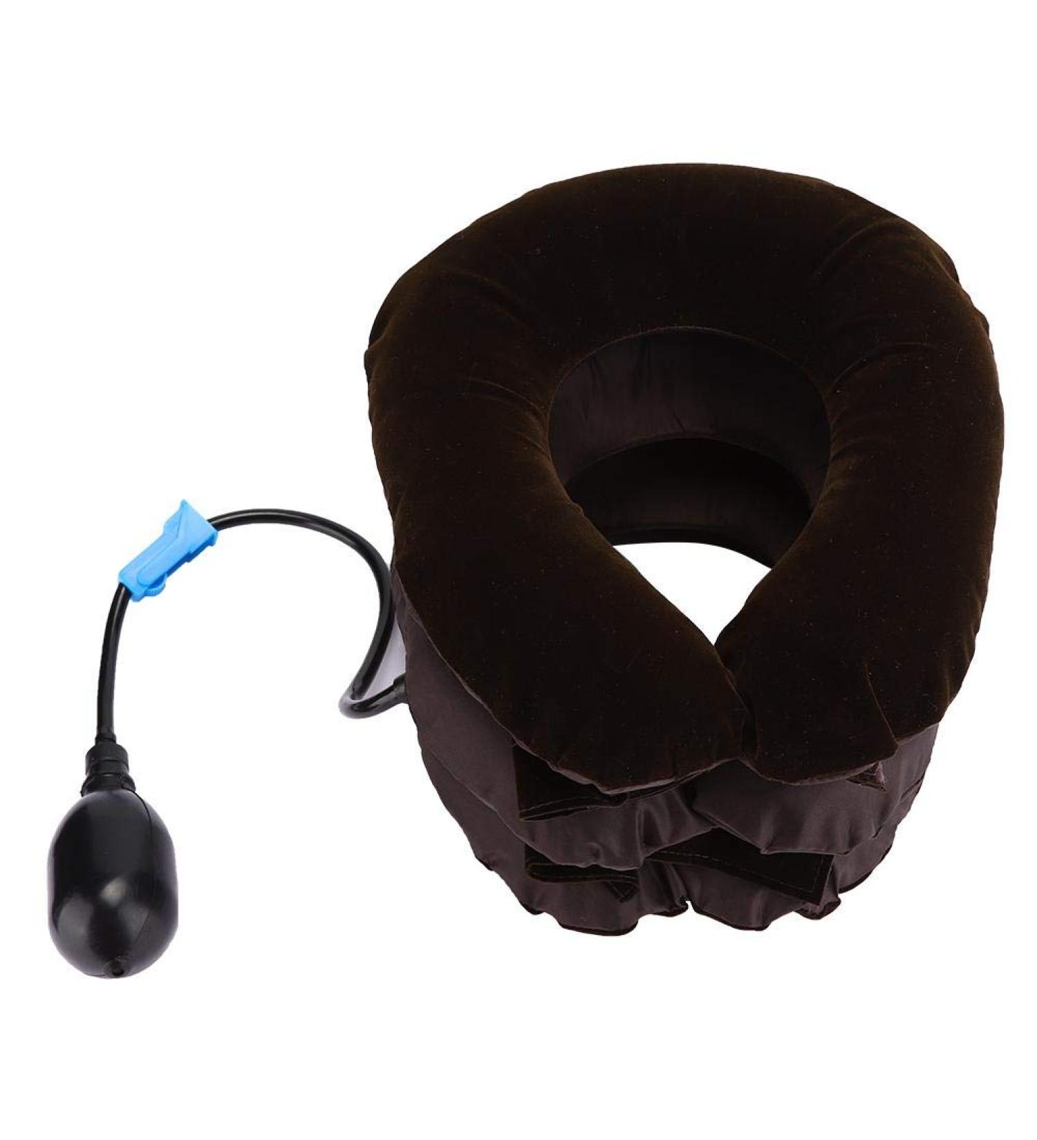 Buy Brrnoo Inflatable Neck Collar | 3-Layer Neck Support & Traction Device for Cervical Spine Relief | International Shipping Available - Buy Online on GoSupps.com