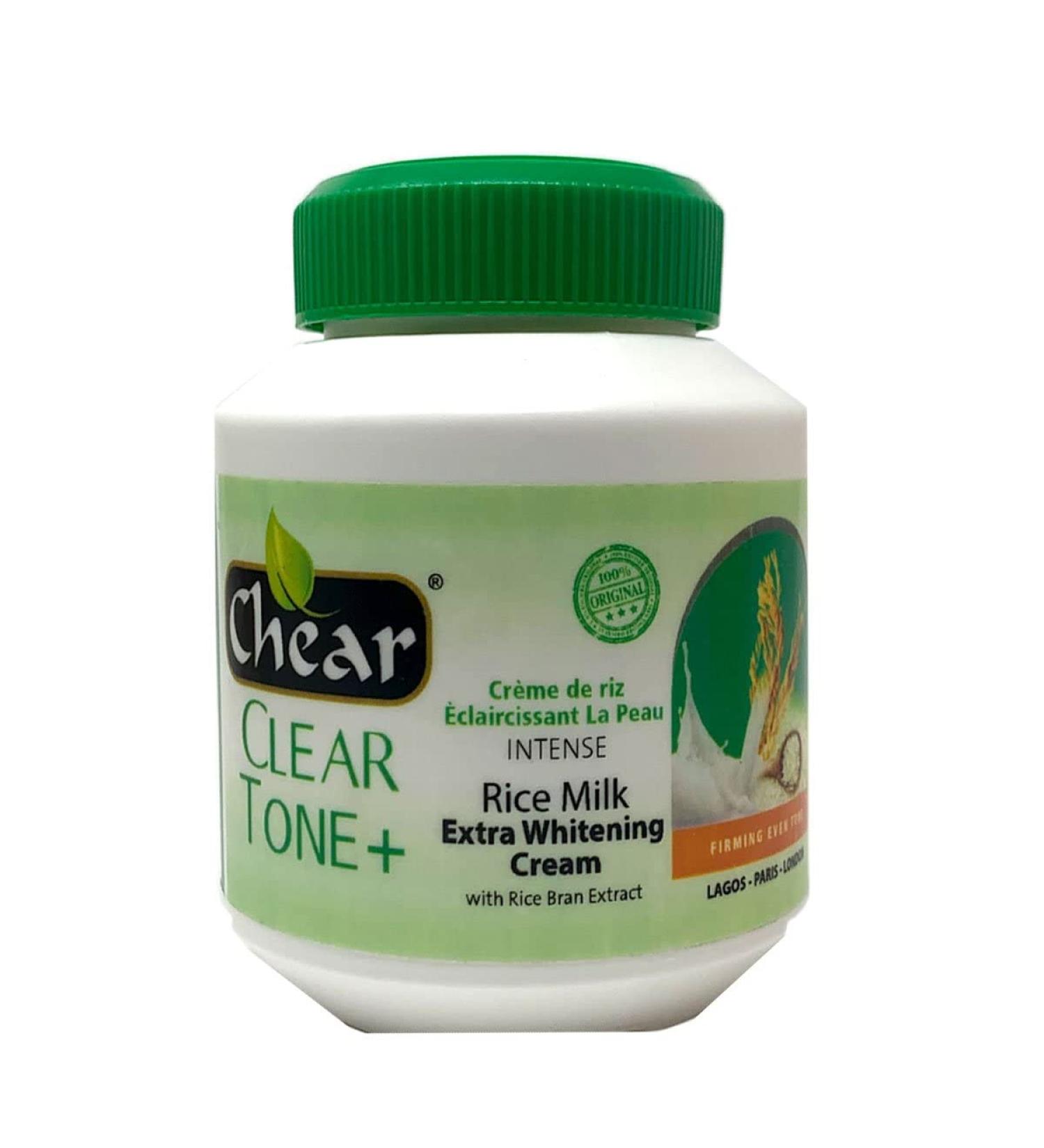 Chear Clear Tone+ Rice Milk Extra Skin Whitening Cream 500ml