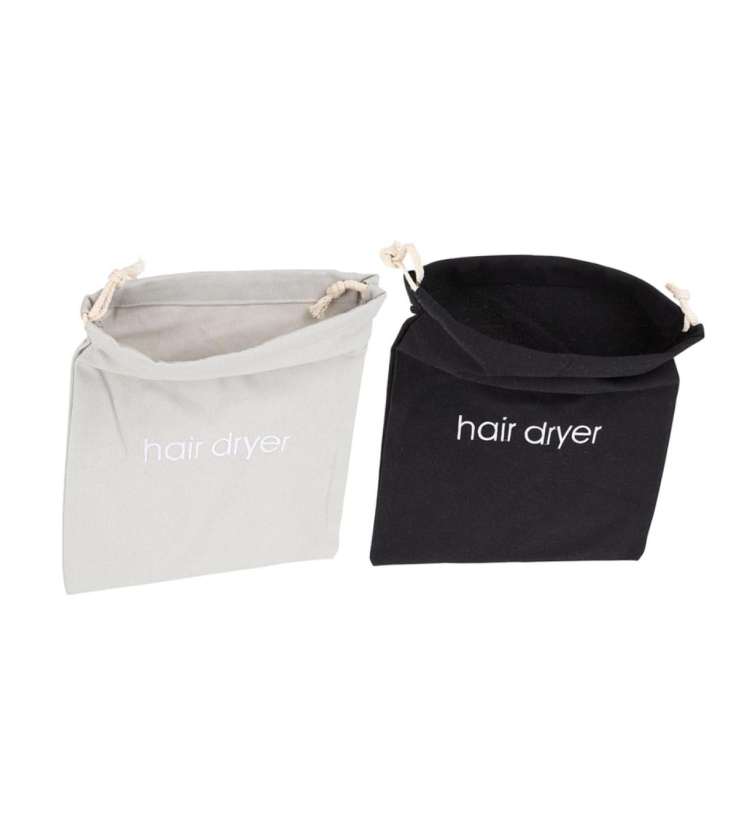 ABOOFAN 2pcs Hair Dryer Storage Bag Travel Toiletry Bag Mini Drawstring Bag Canvas Hair Dryer Bag Water Bag - Buy Online on GoSupps.com
