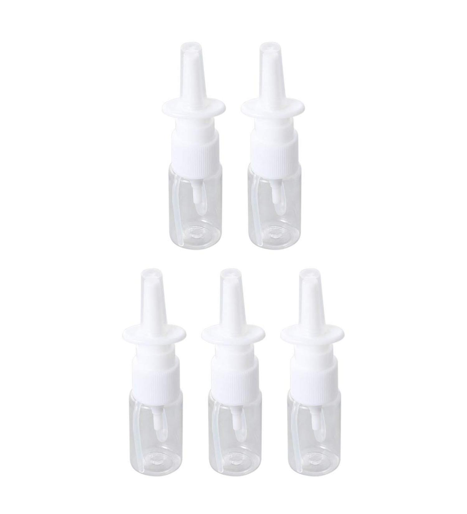 EXCEART 5pcs 10ml Plastic Nasal Spray Bottles for Saline Water Wash - Buy Online on GoSupps.com