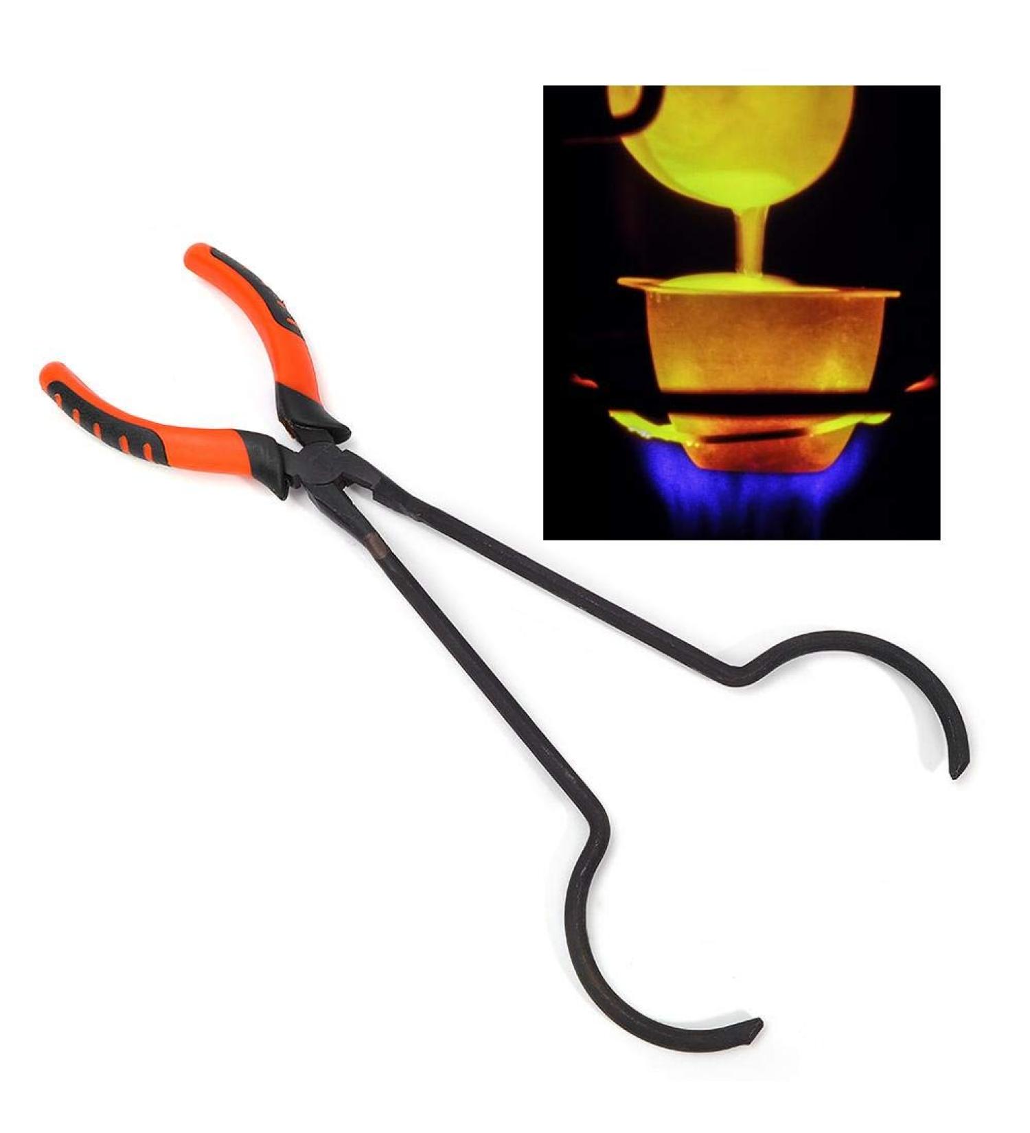 Steel Crucible Tongs for Gold Melting Furnace - Jewelry Making Tool - Buy Online on GoSupps.com