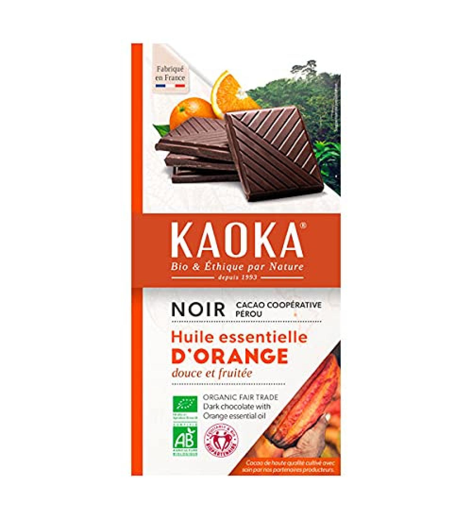 Kaoka - Dark Chocolate Orange Tablet 100G - Unit - Buy Online on GoSupps.com