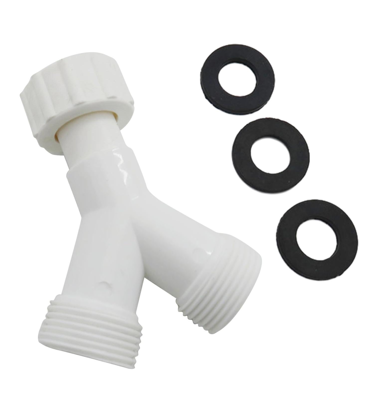 Universal Hose Y Splitter Connector 3/4 Inch Y Connector Leak Proof Seal Long Lasting Usage Simple Installs Resistant Connector - Buy Online on GoSupps.com