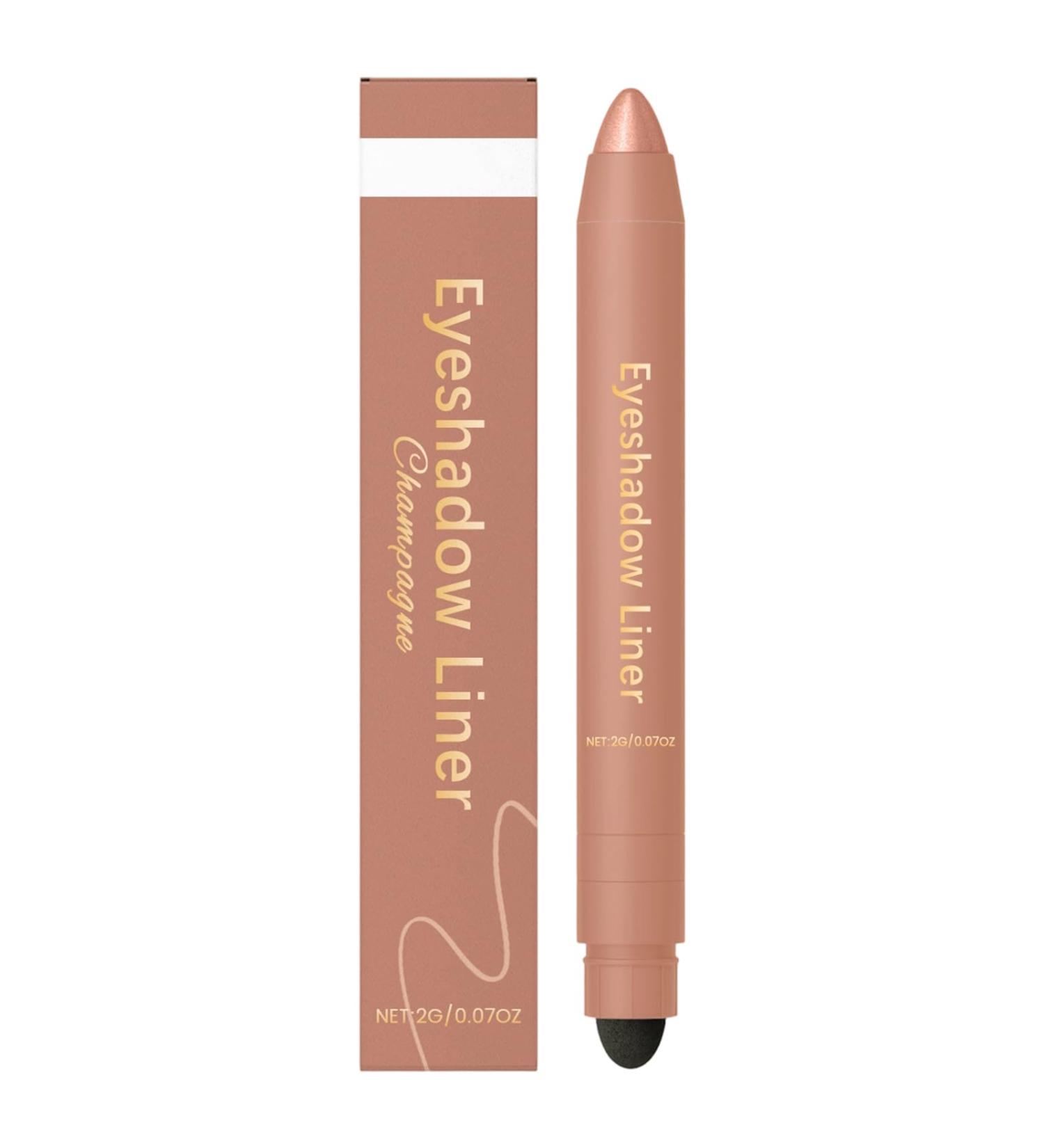 homomdy Shadow Liner 2 in 1 Eyeliner Eyeshadow Waterproof Eyeshadow Cream Highlighter Pen Long Lasting Makeup Soft & Smooth Application Achieves a Natural Look champagne*1 - Buy Online on GoSupps.com