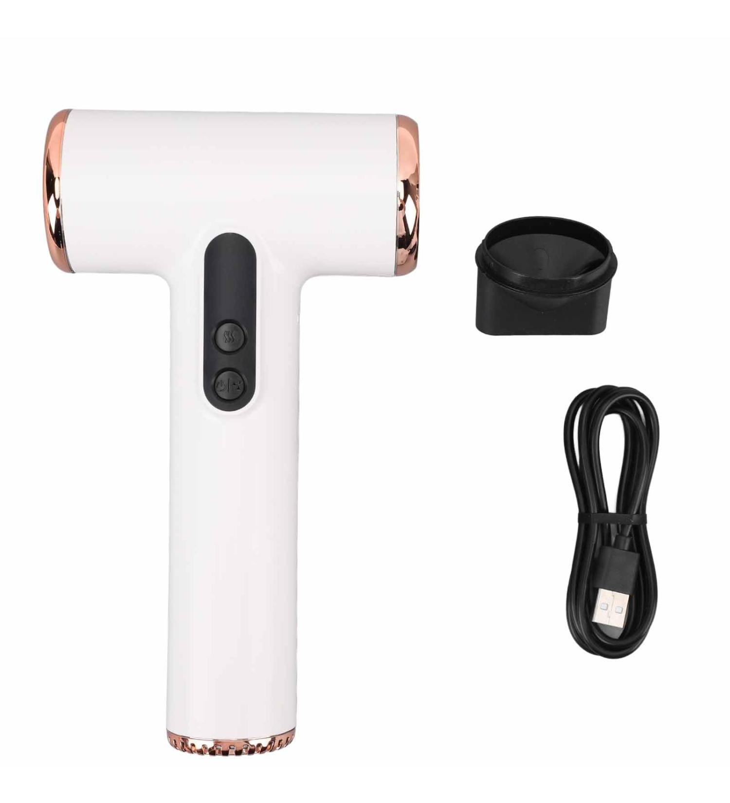 Cordless Ionic Hair Dryer with Digital Screen High Speed Hair Dryer USB C Rechargeable Blow Dryer with Nozzle Low Noise Blow Dryer for Dormitory Travel Outdoor - Buy Online on GoSupps.com