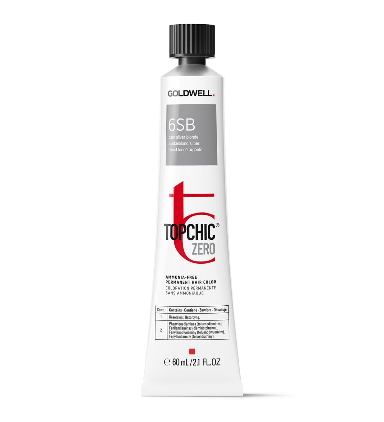 GOLDWELL Topchic Zero 6SB Dark Silver Blonde tb 60ml - Buy Online on GoSupps.com