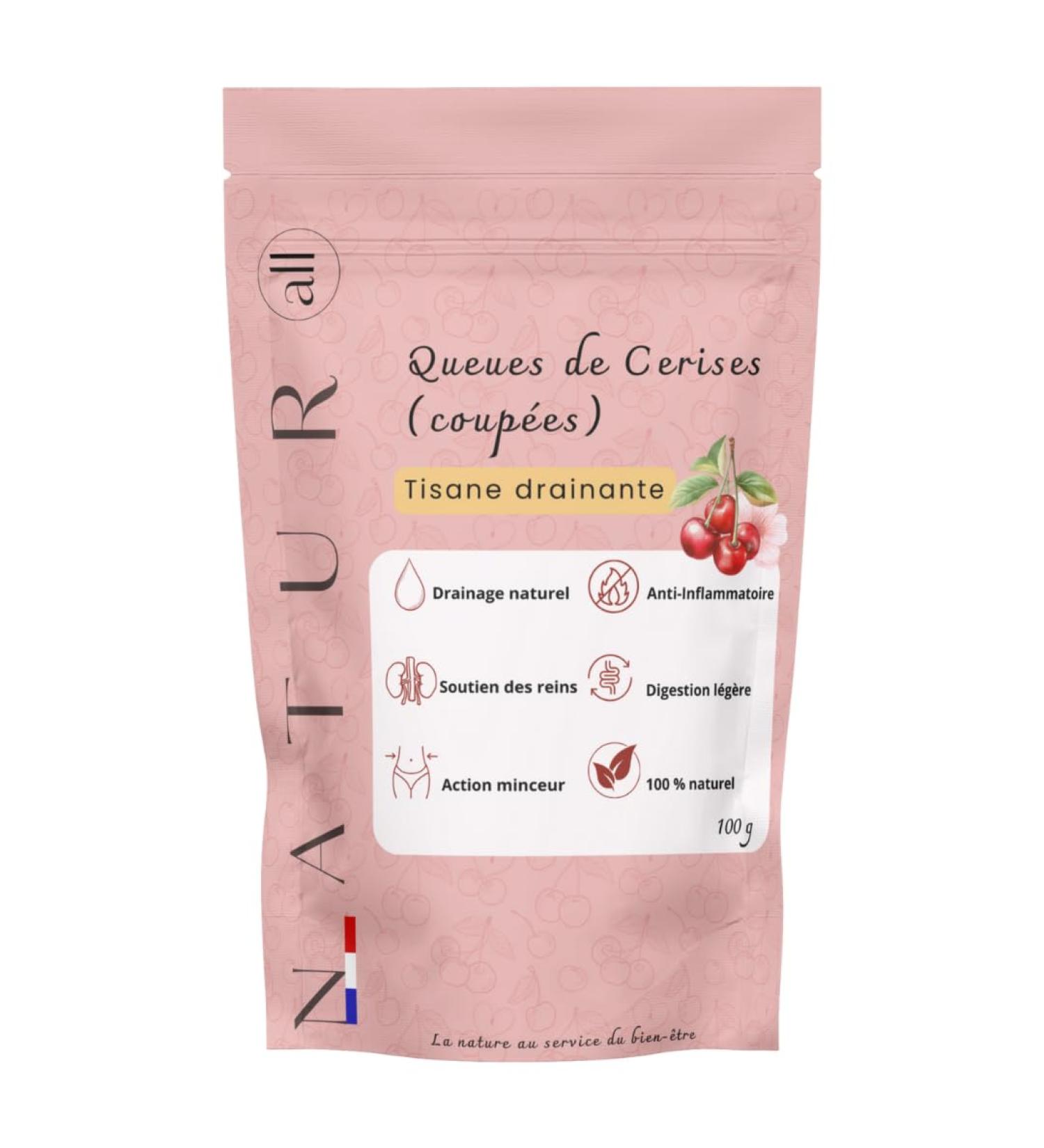  G n rique Natur'All - Cut Cherry Stems 100g - Slimming Aid Diuretic Herbal Tea Natural Slimming Infusions Excellent - Buy Online on GoSupps.com