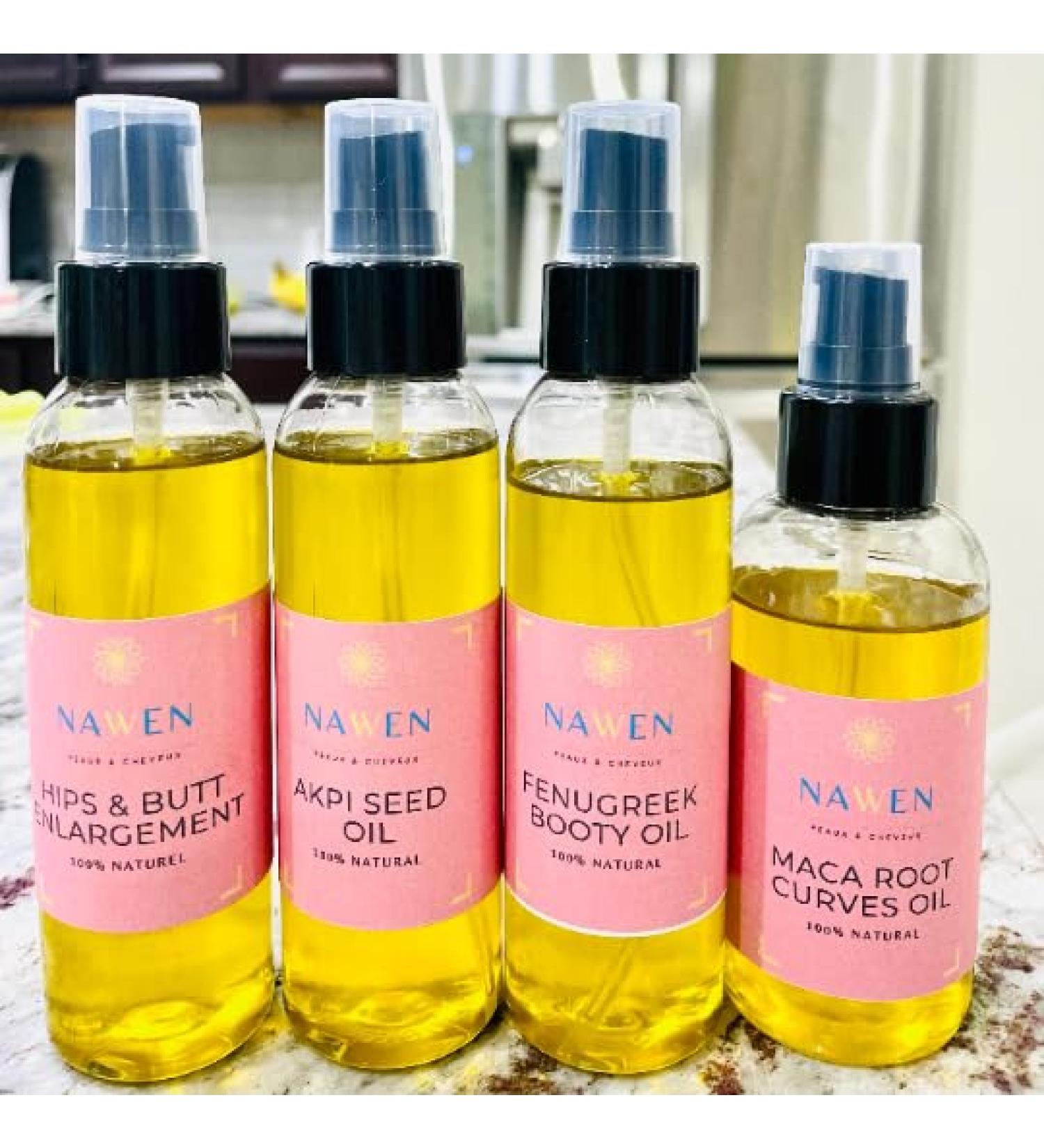 African Akpi Seed Djansang Pure Cold Pressed Oil 4 Ounces