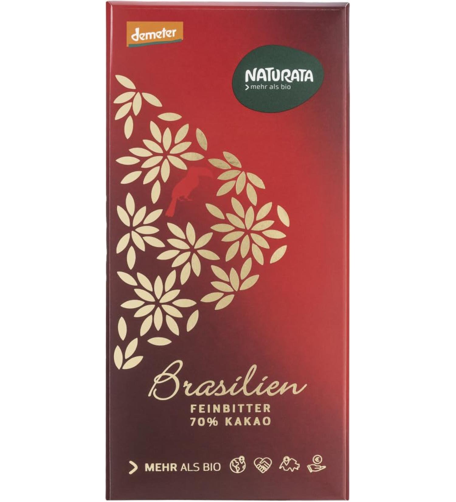 Naturata Naturata Organic Bitter Brazil 70% (1 x 80g)