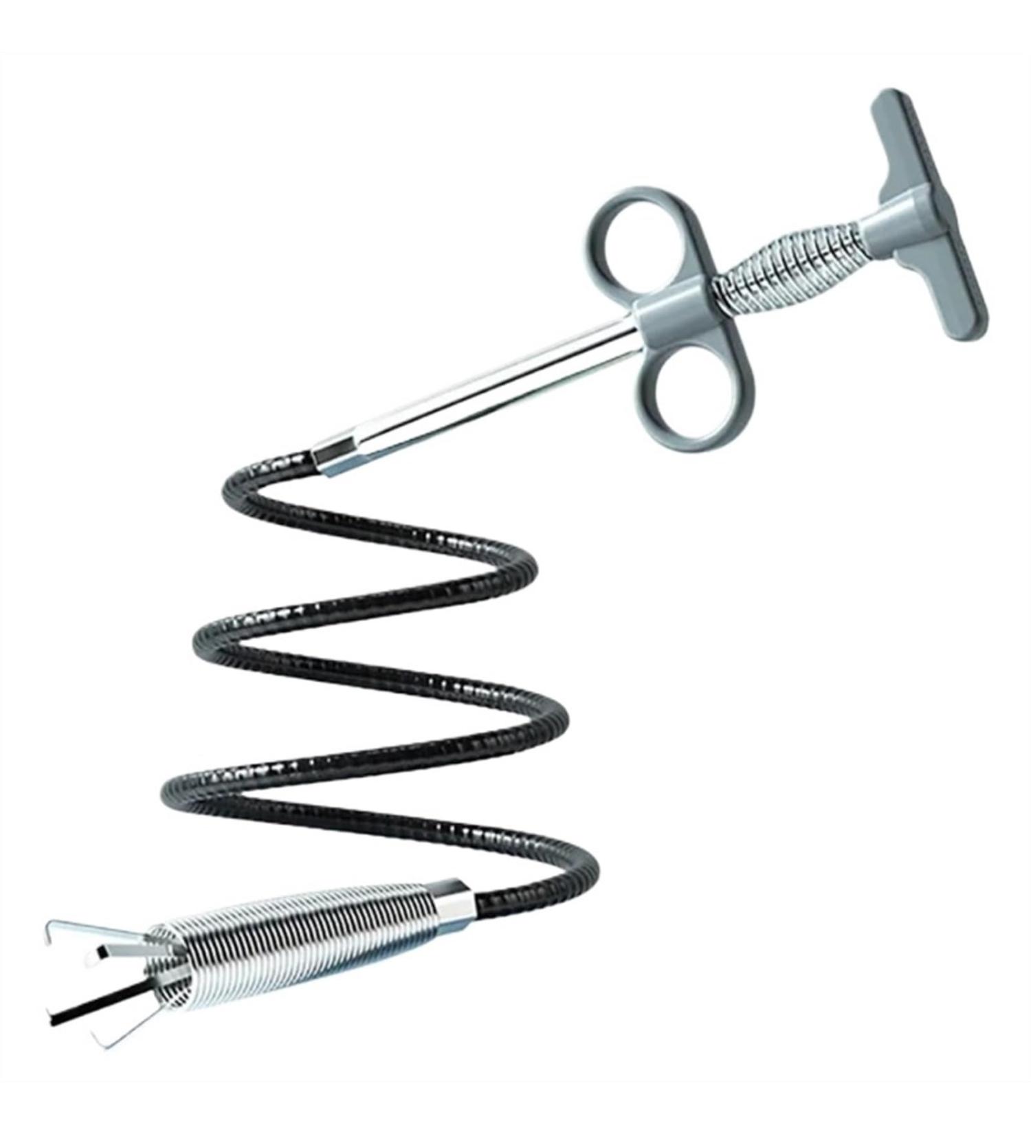 Buy 160cm Sewer Pipe Unblocker Snake | Spring Pipe Dredging Tool for Bathroom & Kitchen | Hair & Sink Cleaning Solutions - Buy Online on GoSupps.com