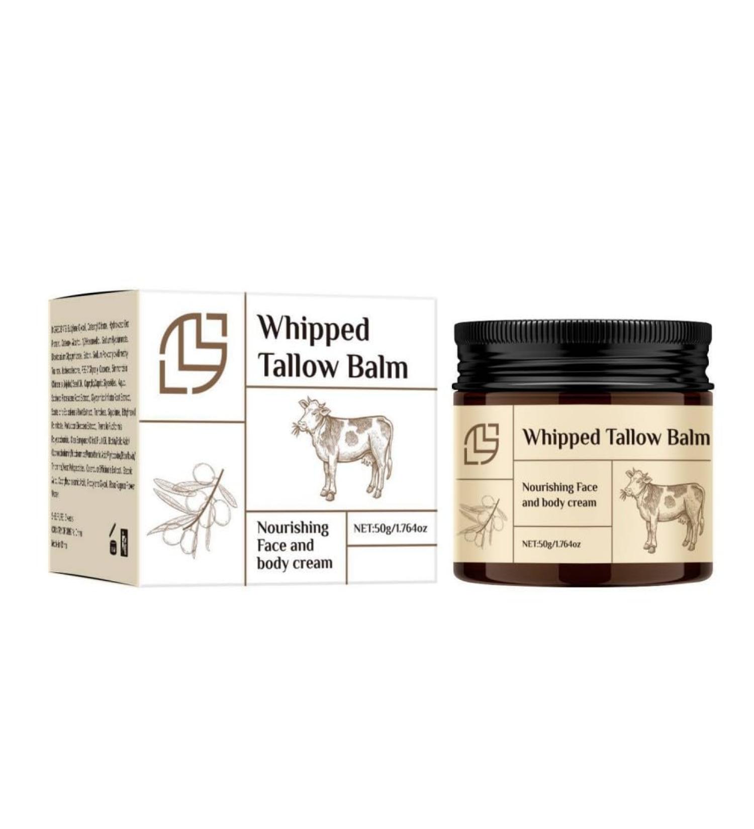 Ofanyia Beef Tallow for Skin Grass Fed Whipped Beef Tallow Cream Beef Tallow Moisturizer for Face & Body Tallow Balm for Skin Hydration - Buy Online on GoSupps.com