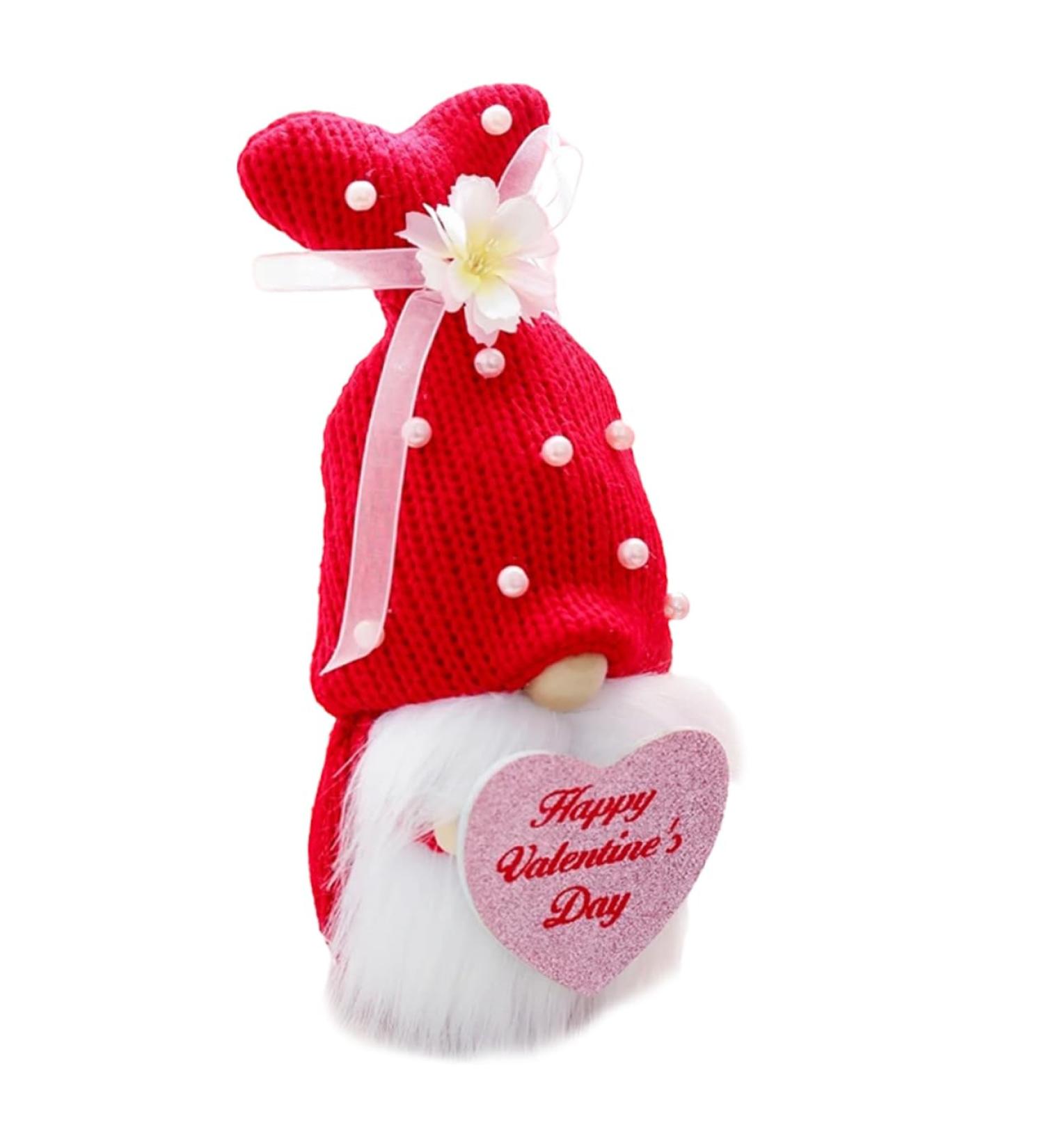 ORFOFE Valentine Gnome House Decorations for Home Mr Mrs Plush Gnome Wear-Resistant Gnome Decor Toy Desktop As Shown 2 111x9x26cm - Buy Online on GoSupps.com