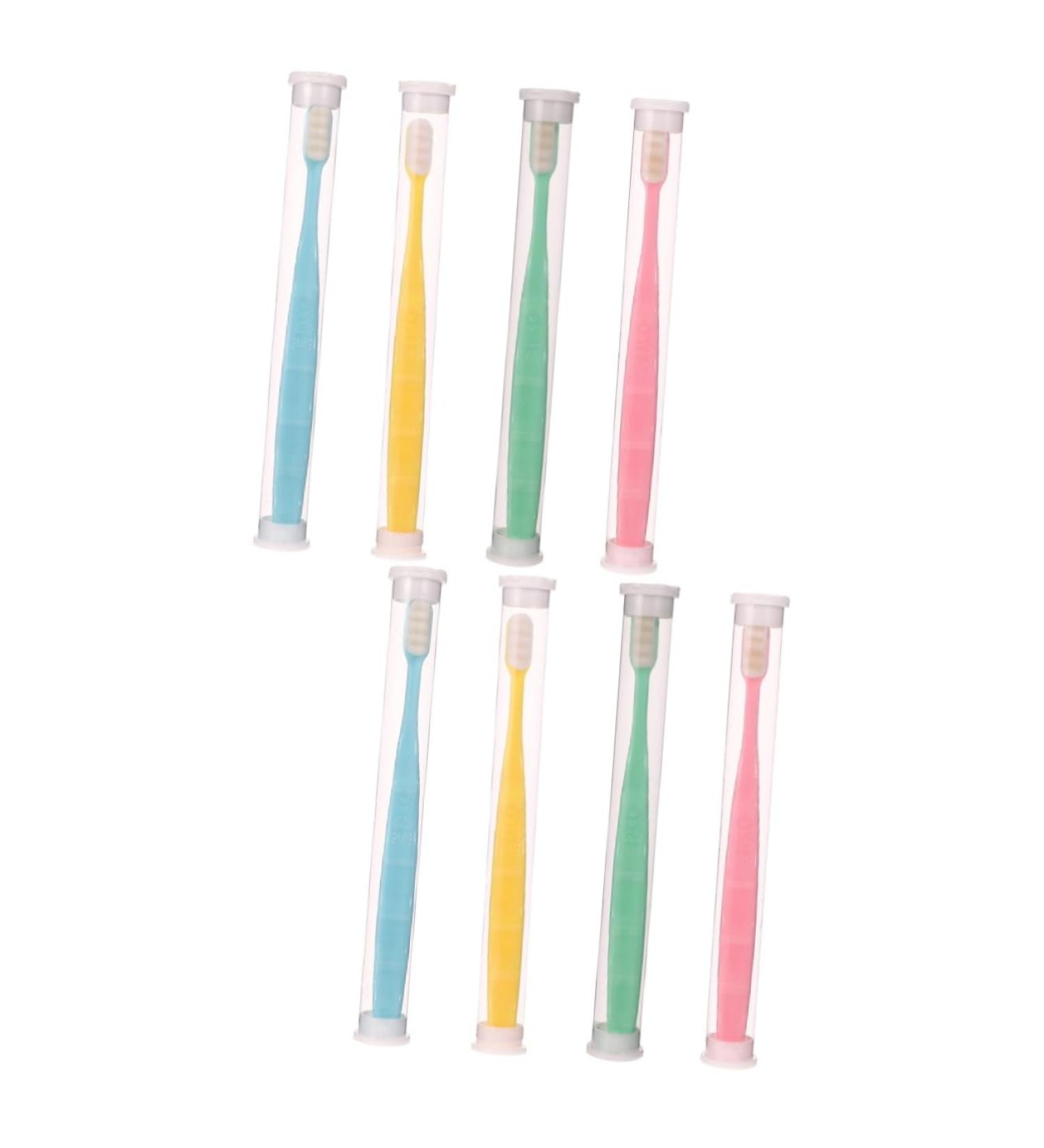 Beaupretty 8-Piece Wangan Hair Toothbrush Set - Micro Nano Deep Cleaning Oral Care Tools in Various Colors - Buy Online on GoSupps.com