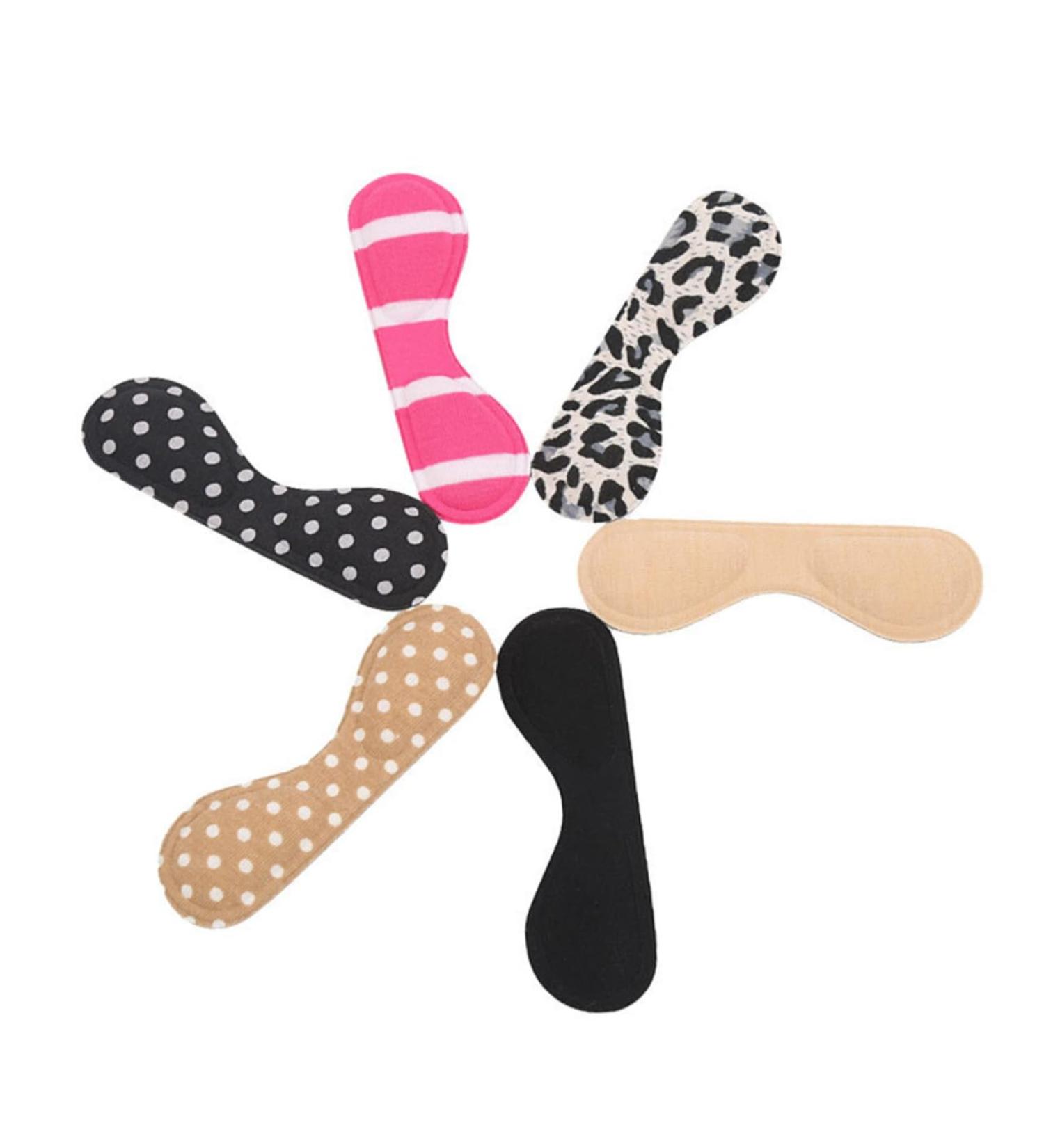 Buy NOLITOY High Heel Pads - 4 Pairs Cushion Inserts for Ultimate Support | Heel Grips in Stylish Glass Bottle - Buy Online on GoSupps.com