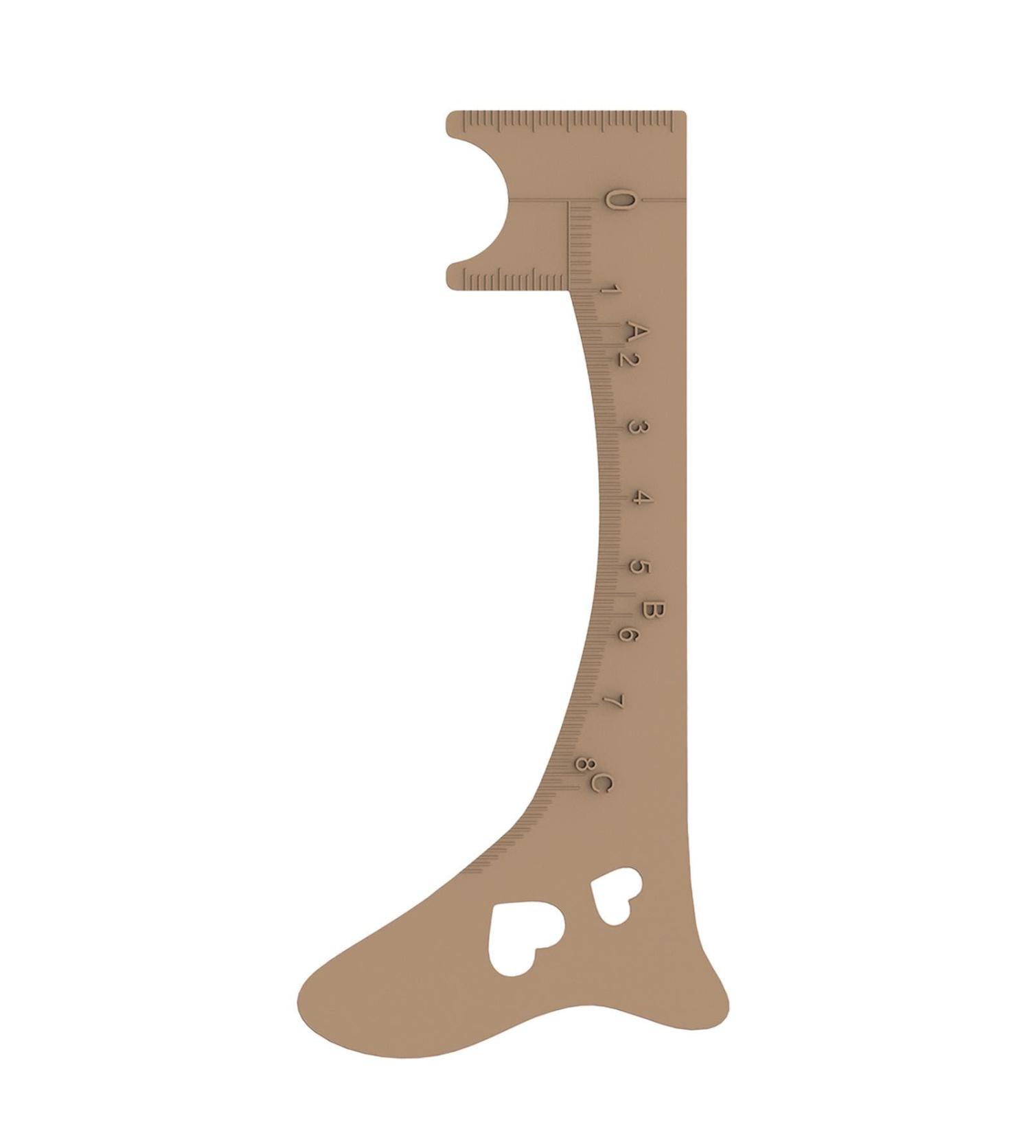 Eyebrow Stencils | Eye Liner Guide for Eye Brows Quick Eye Makeup Tool Eyebrow Shaping Aid Brow Measuring Tool for Perfect Eye Liner & Lip Lines Khaki - Buy Online on GoSupps.com