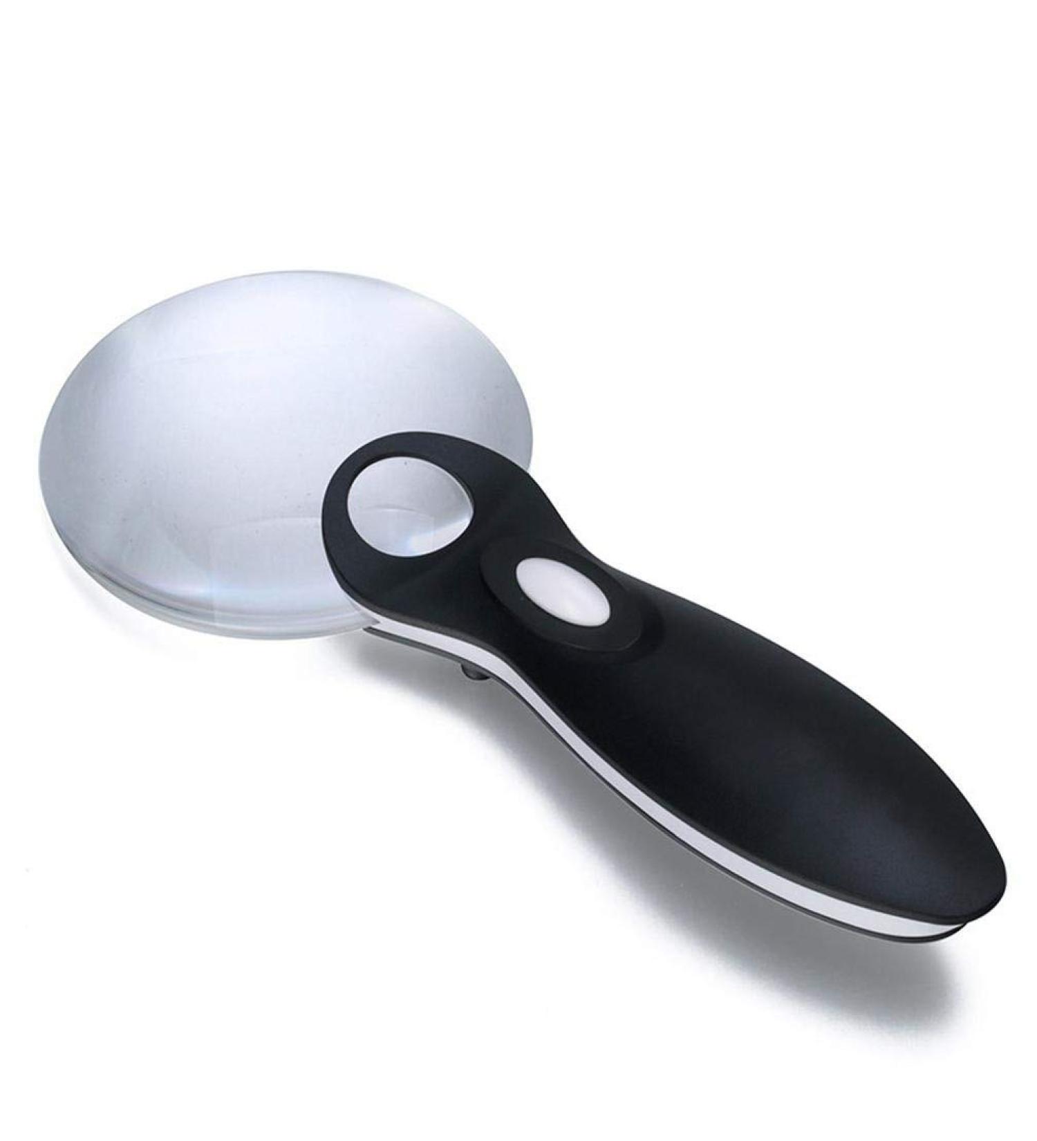 Hand-Held Magnifying Glass LED Lighting Reading Magnifying Glass High-Definition HD Portable Work Reading Adult Adult Magnifying Glass Made in China - Buy Online on GoSupps.com