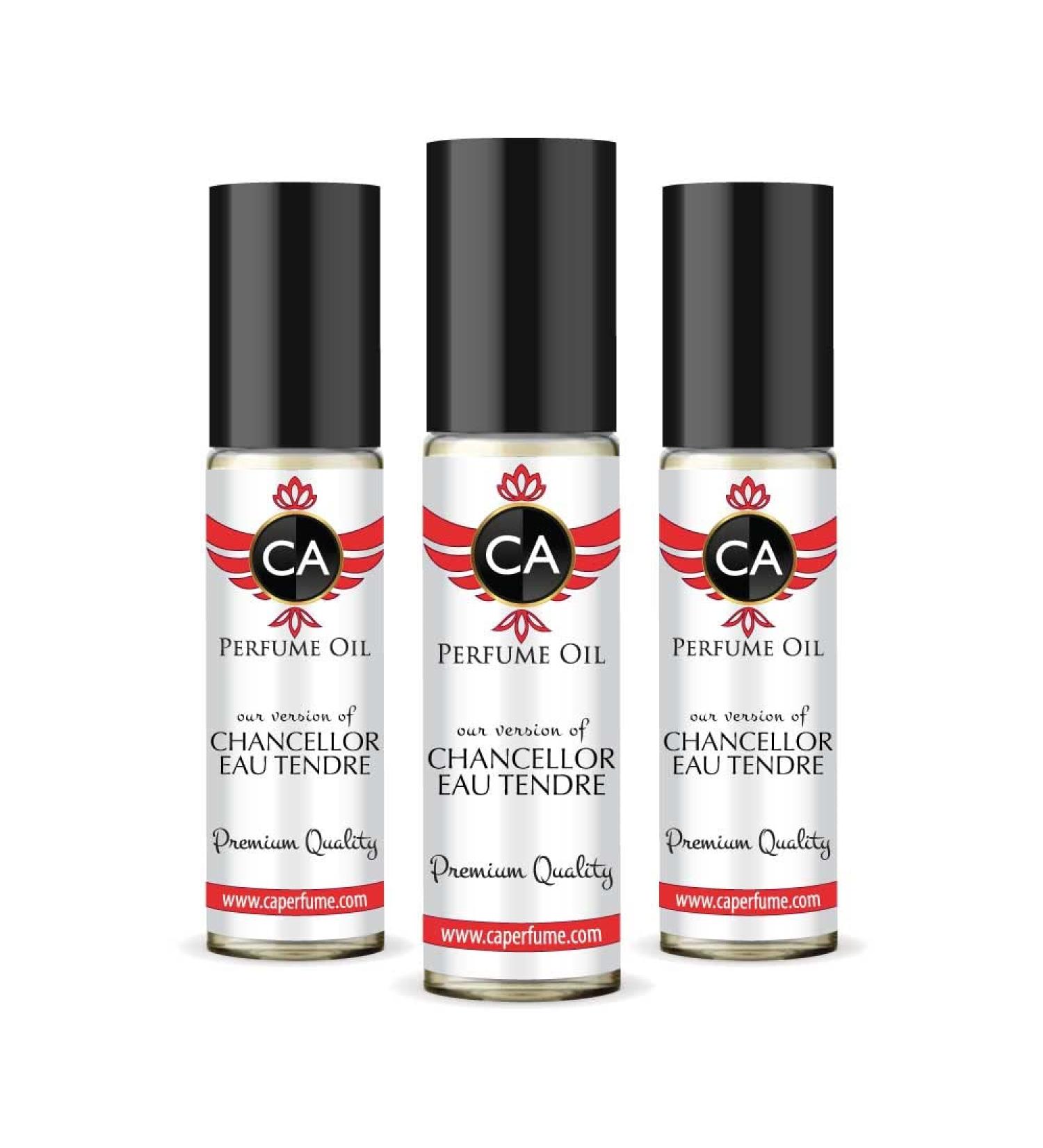 CA Perfume Impression of Chancellor Eau Tendre For Women Fragrance Body Oil Roll-On 0.3 Fl Oz-X3 CHAVELLE CHANCELLOR EAU TENDRE IMPRESSION 0.33 Fl Oz (Pack of 3) - Buy Online on GoSupps.com