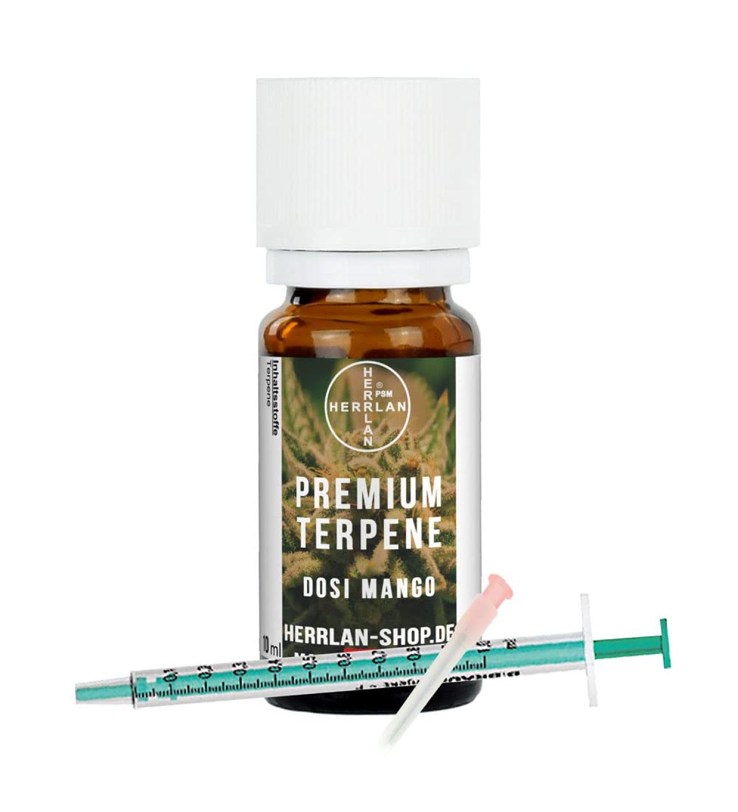 Terpene concentrates I Dosi Mango I 10 ml I Flavor isolate for aromatization I Herrlan - Made in Germany Dosi Mango 10 ml