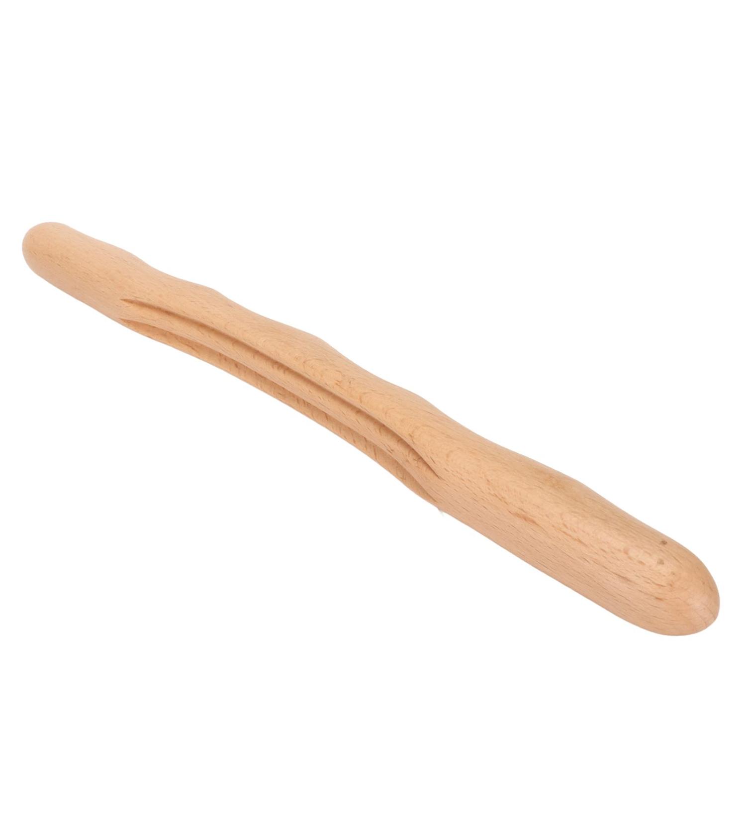Beechwood Gua Sha Massage Scraping Stick - Premium Neck Tool for Relaxation & Wellness | International Shipping Available - Buy Online on GoSupps.com