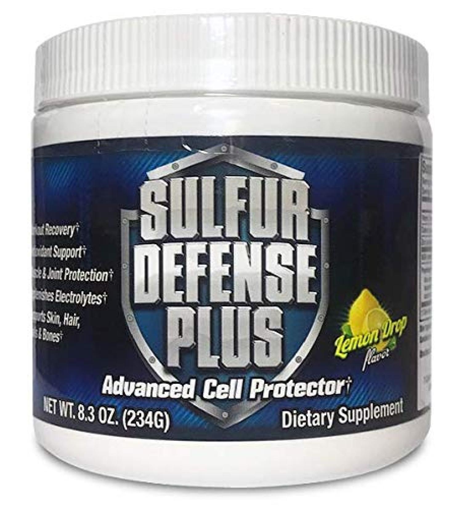 Sulfur Defense Plus Opti-MSM & Vitamin C Powder | 99.9% Pure MSM & Organic Sulfur | USA Made | Vegan & Gluten-Free | 8.3 Ounce - Buy Online on GoSupps.com