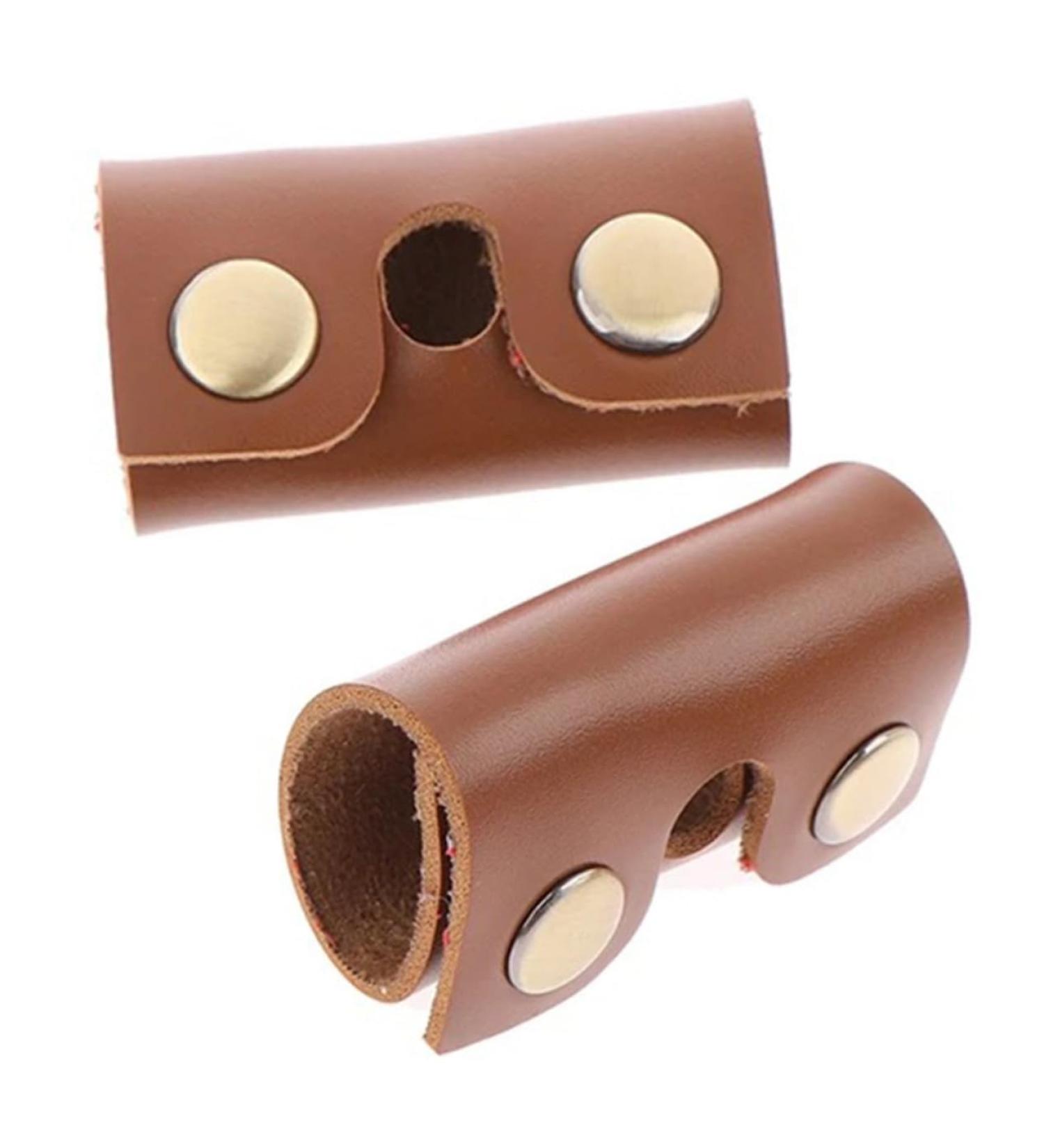 MusiSaly Men's Razor Set - 2 Pieces with Leather Case | Premium Shaving Experience Portable & Stylish 8.5x4.5cm - Buy Online on GoSupps.com