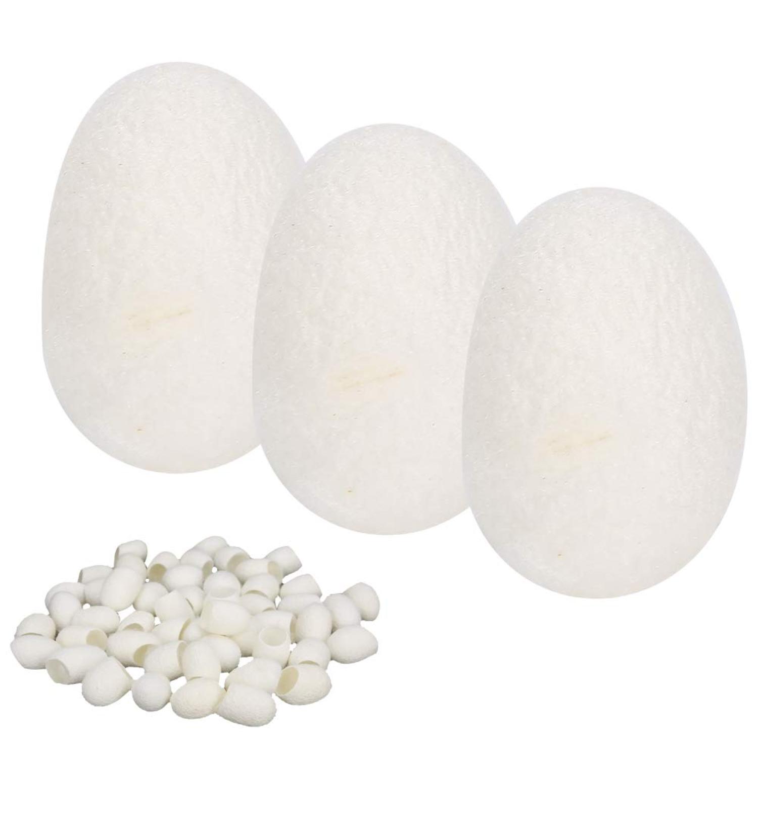 Cocons de soie l gers petits points noirs rendent la peau lumineuse 50 pi ces cocons de ver soie boules de ver soie exfoliantes pour la peau - Buy Online on GoSupps.com