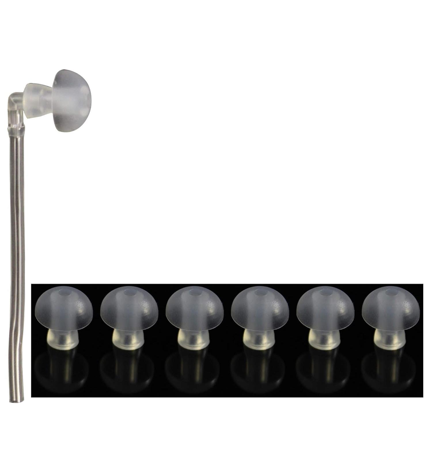 FCS Ear Tips Silicone Earplug Domes - Replacement for BTE & Pocket Hearing Aids (Large 14mm 6 Pack) - International Shipping Available - Buy Online on GoSupps.com