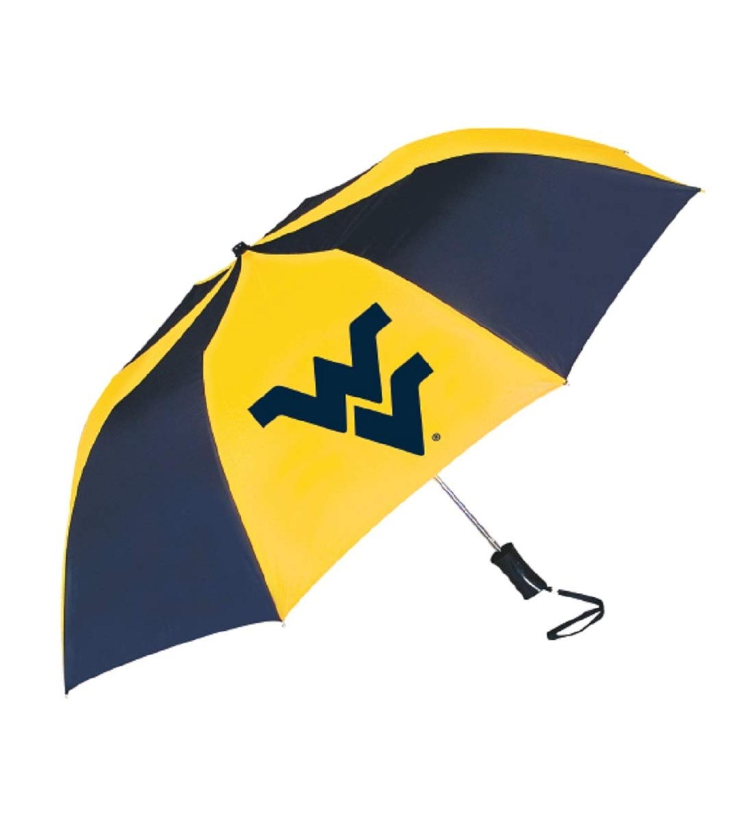 Storm Duds West Virginia Mountaineers Sporty Two-Tone Umbrella