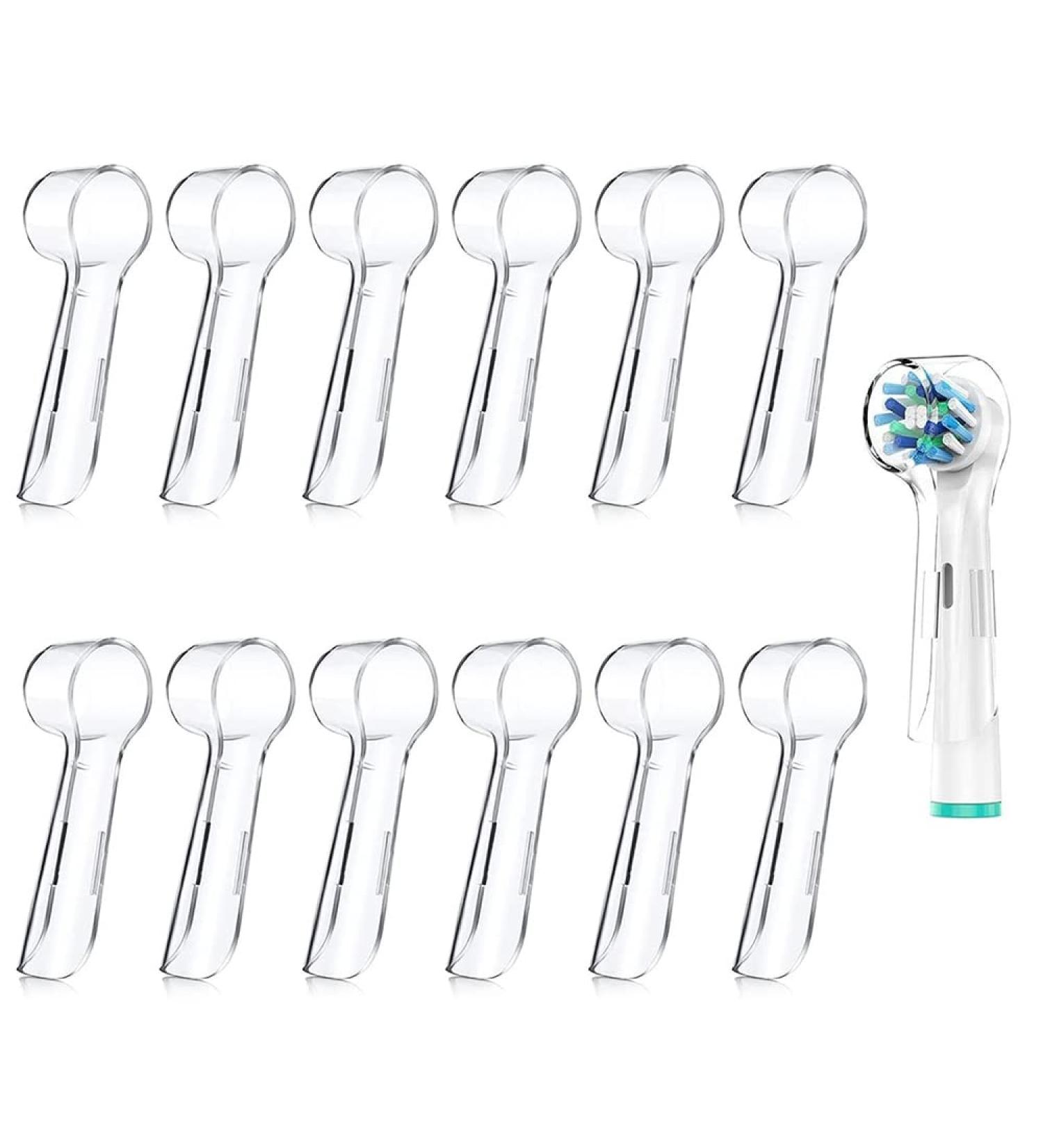 Newan 12PC Toothbrush Covers for Oral-B Electric Heads | Protective Caps for Seamless Storage - Buy Online on GoSupps.com