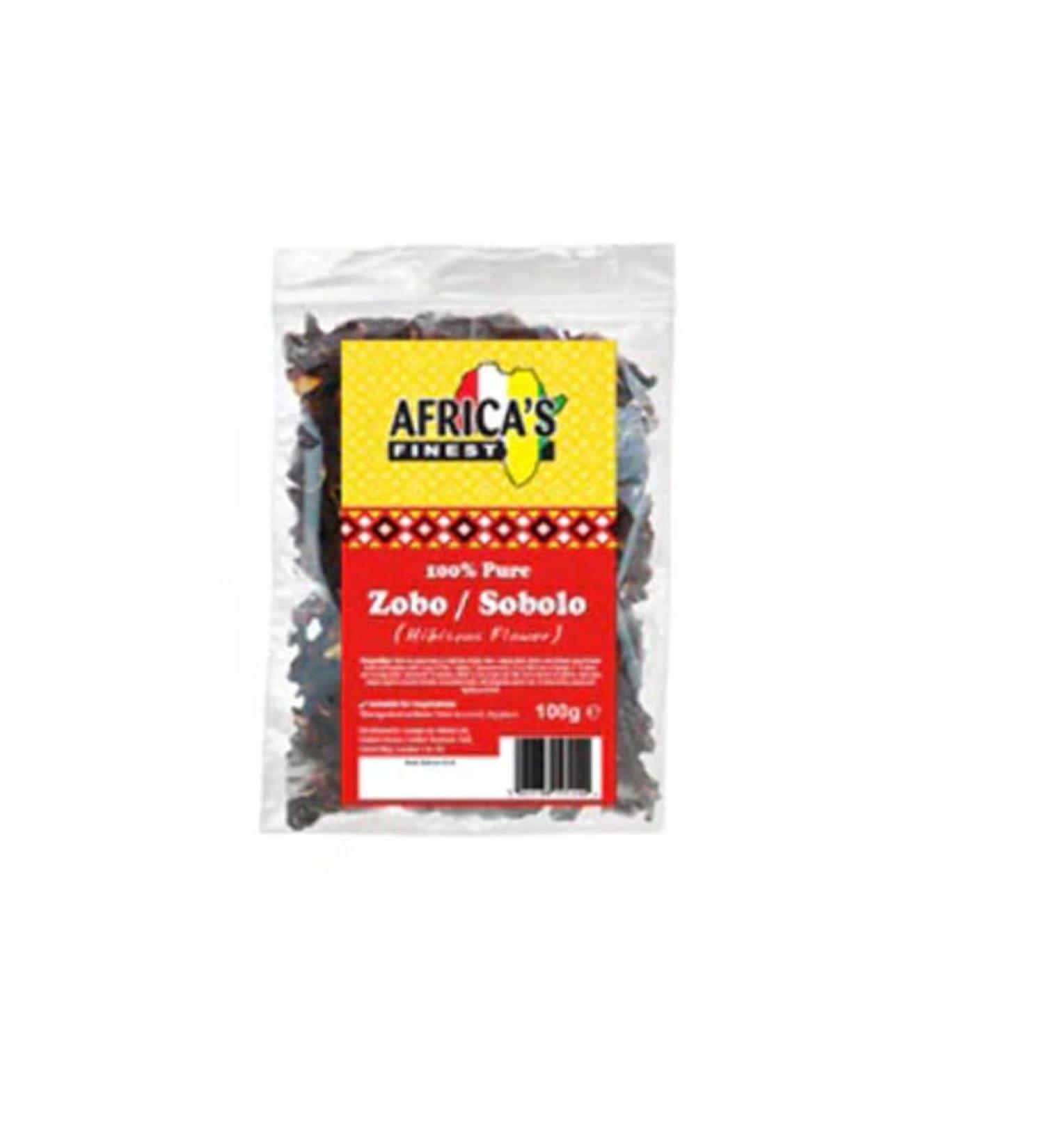 Africa s Finest Pure Zobo/Sobolo 100g-Fd