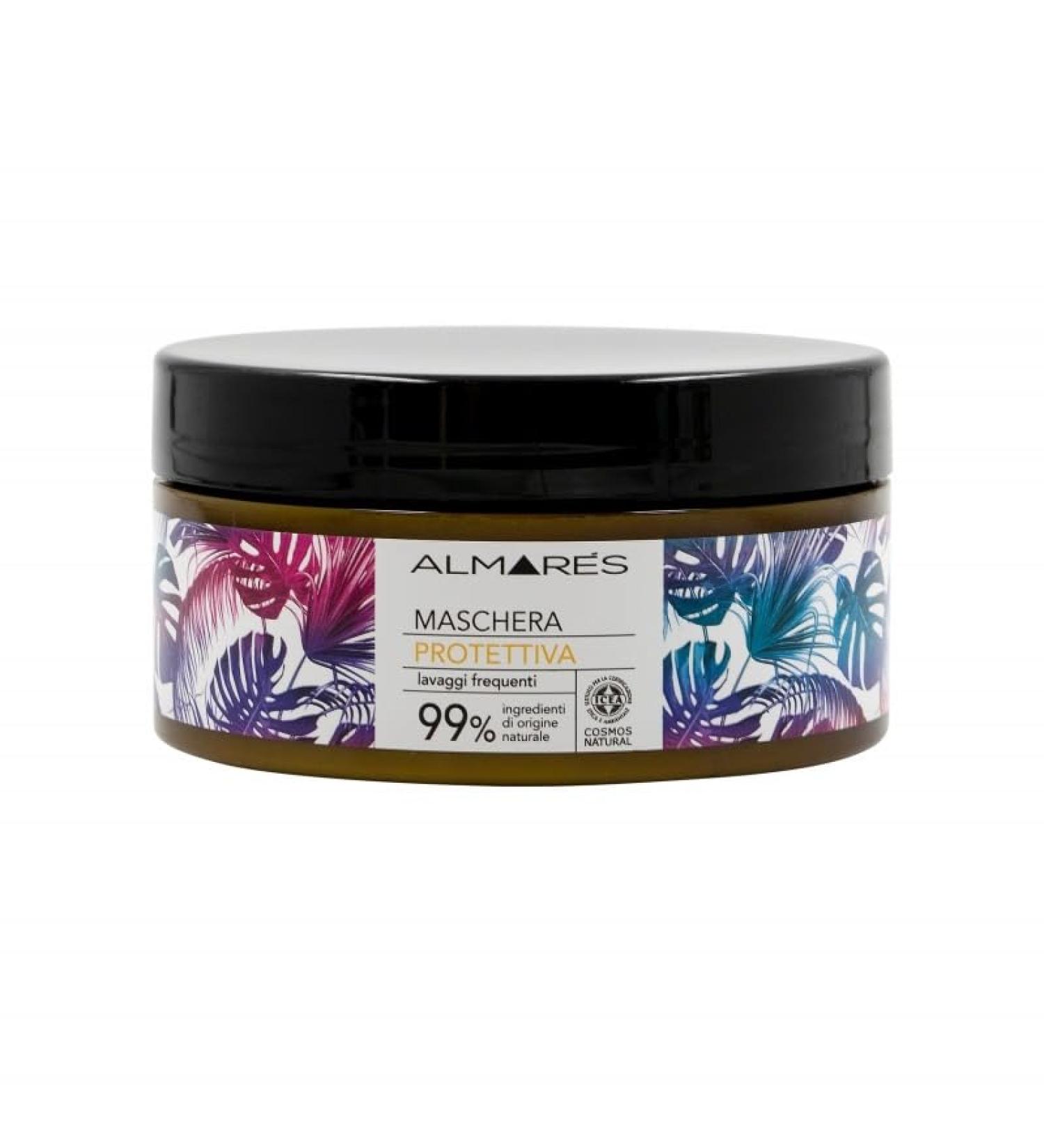 Almarés Protective hair mask for frequent washes 99% ingredients of natural origin made in Italy 250 ml